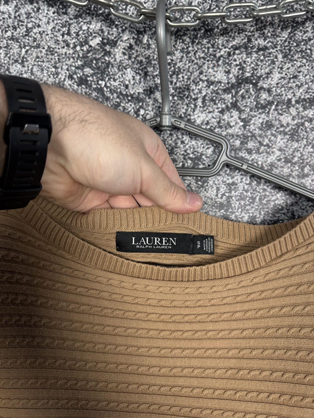 Ralph Lauren Black Label Lauren Ralph Lauren Sweater Camel Knit Pullover Black Label Size S / US 4 / IT 40 - 7 Thumbnail
