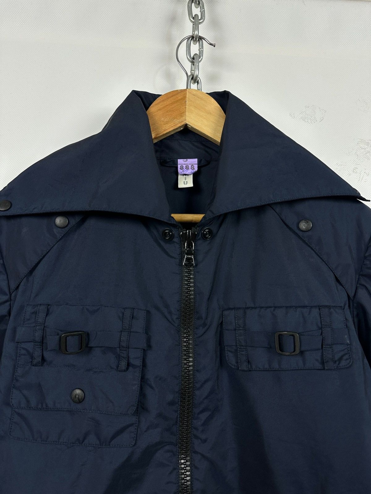 Miu Miu 1999 Vintage Miu Miu Navy Nylon Archive Cargo Utility Jacket Size US M / EU 48-50 / 2 - 8 Thumbnail
