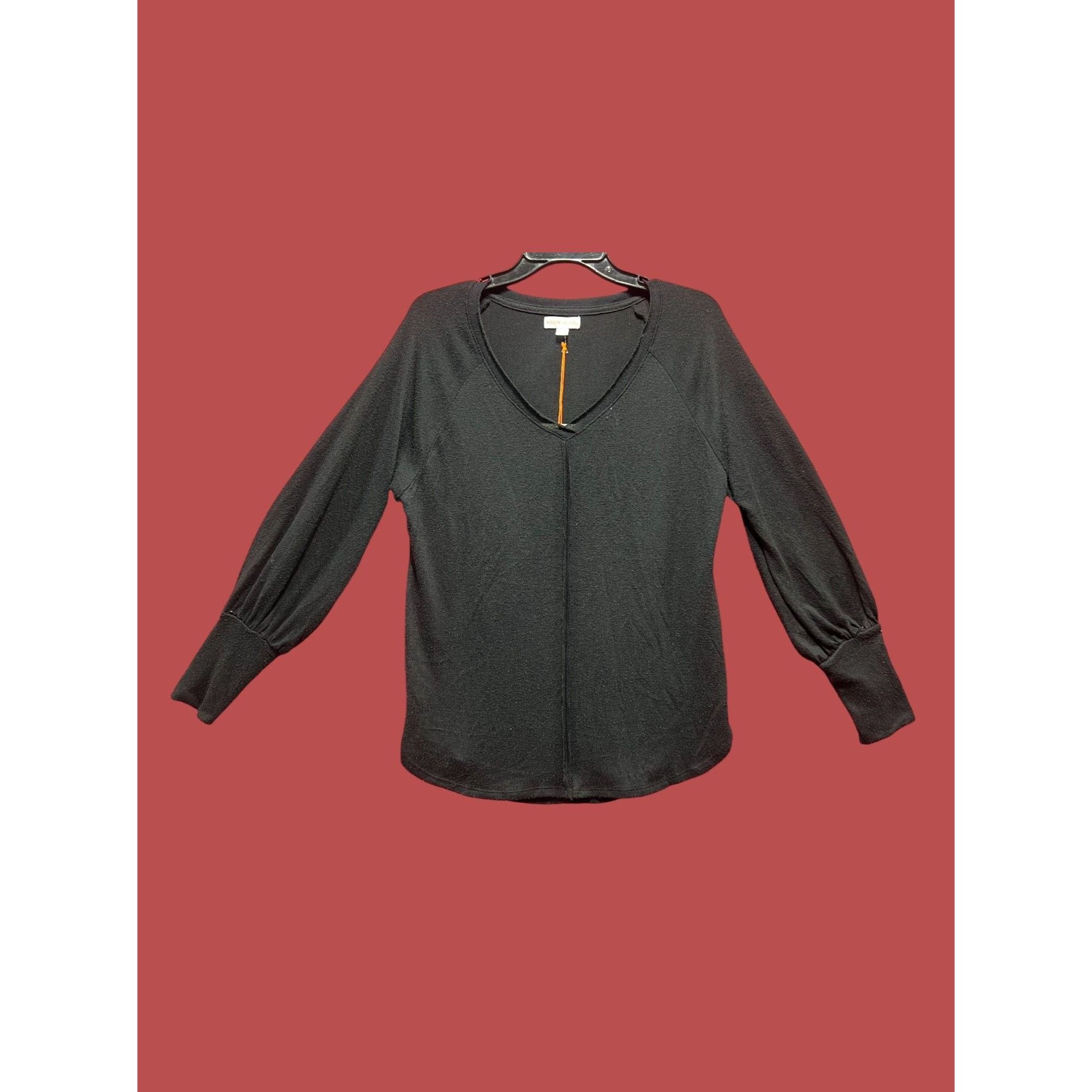 Other Knox Rose - Women's Long Sleeve Knit Top - Black - Small Size S / US 4 / IT 40 - 2 Thumbnail