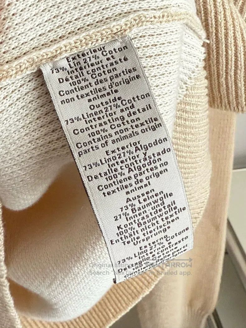 Hermes Hermes Men's old money wind cotton linen knit cardigan Size US M / EU 48-50 / 2 - 5 Thumbnail