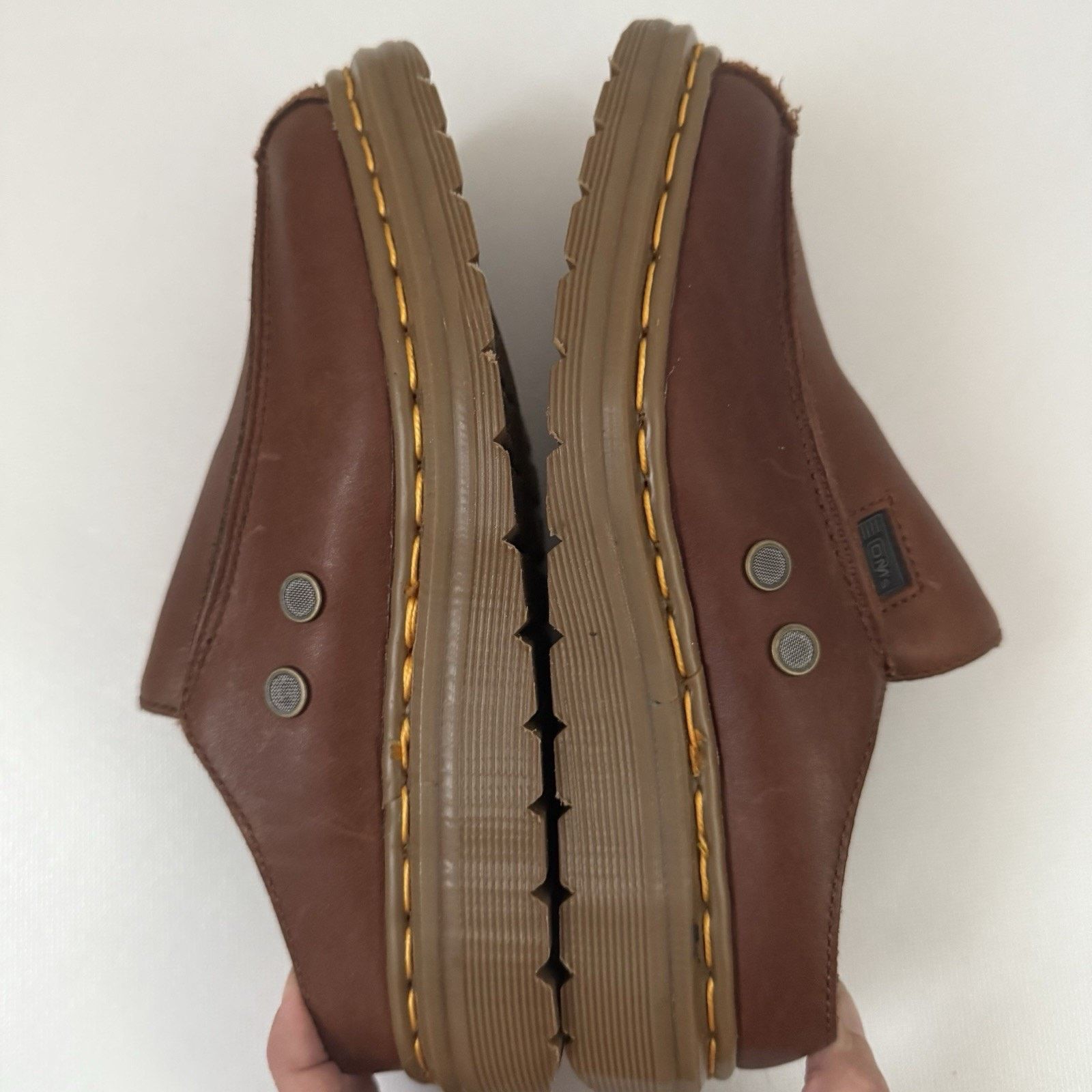 Dr. Martens Vintage Y2K Rare Dr. Martens Mules England Brown Leather Size US 4 / IT 34 - 6 Thumbnail