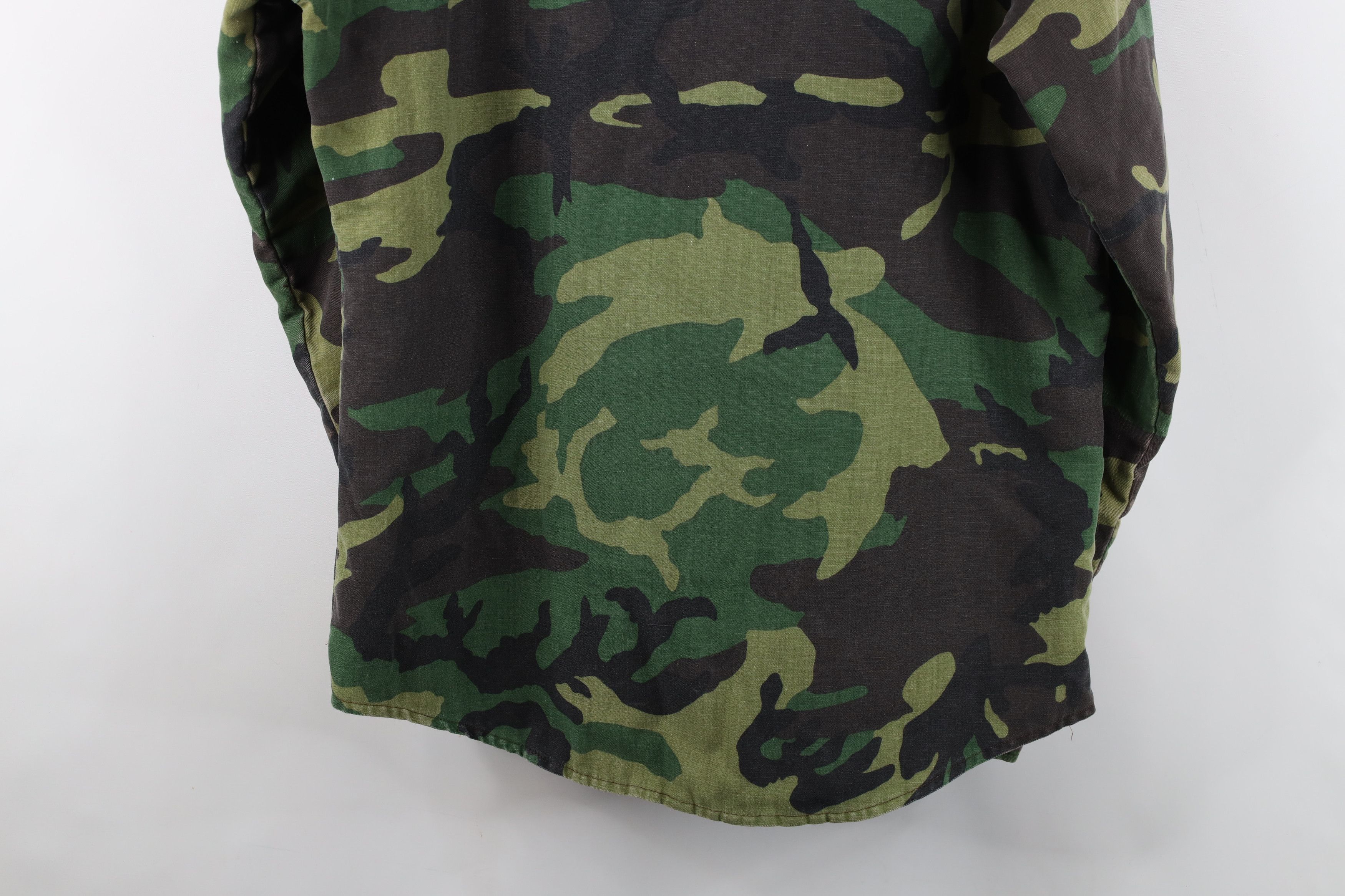 Vintage Vintage 70s Streetwear Quilted Camouflage Shirt Jacket USA Size US L / EU 52-54 / 3 - 16 Thumbnail