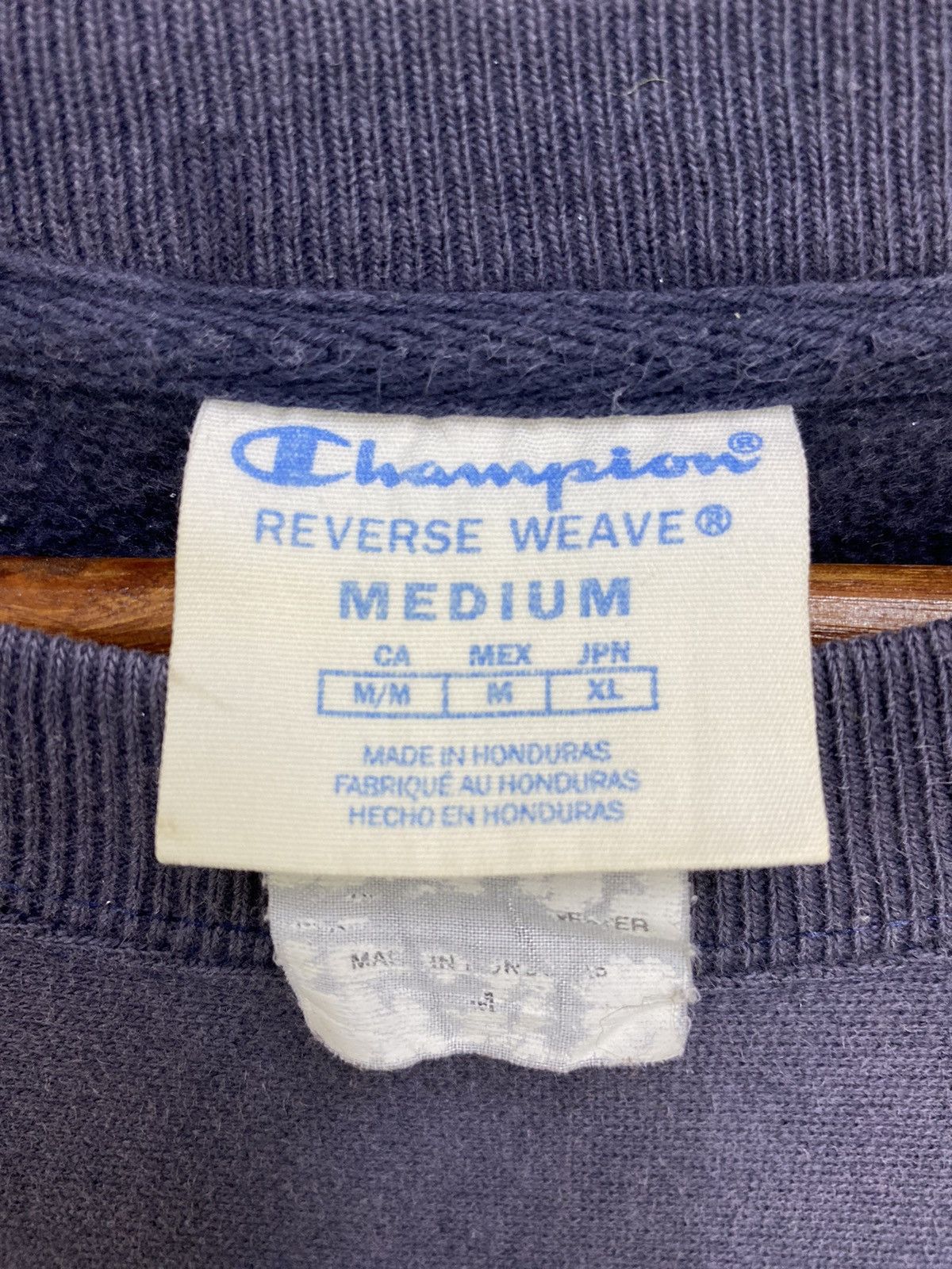 Champion Champion Reverse Weave Sweatshirt Spellout Blue Size M Size US M / EU 48-50 / 2 - 7 Thumbnail