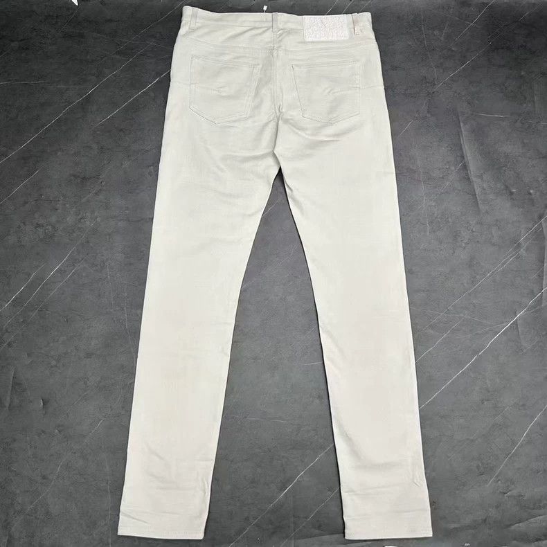 Dior New Dior White Denim Pants Size 32-2506 Size US 32 / EU 48 - 2 Thumbnail