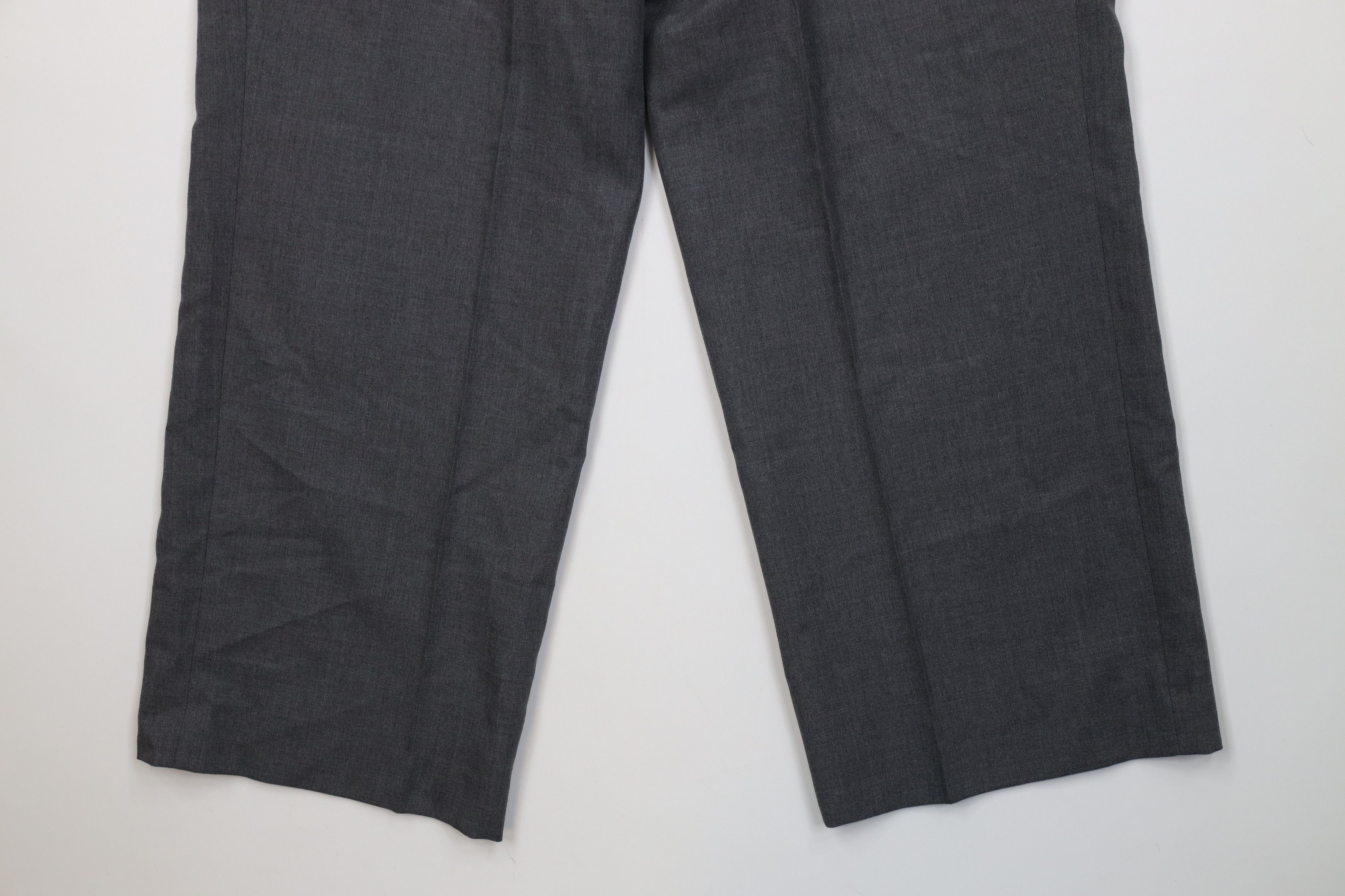 Vintage Vintage 70s Streetwear Knit Wide Leg Chino Pants Gray USA Size US 36 / EU 52 - 13 Thumbnail