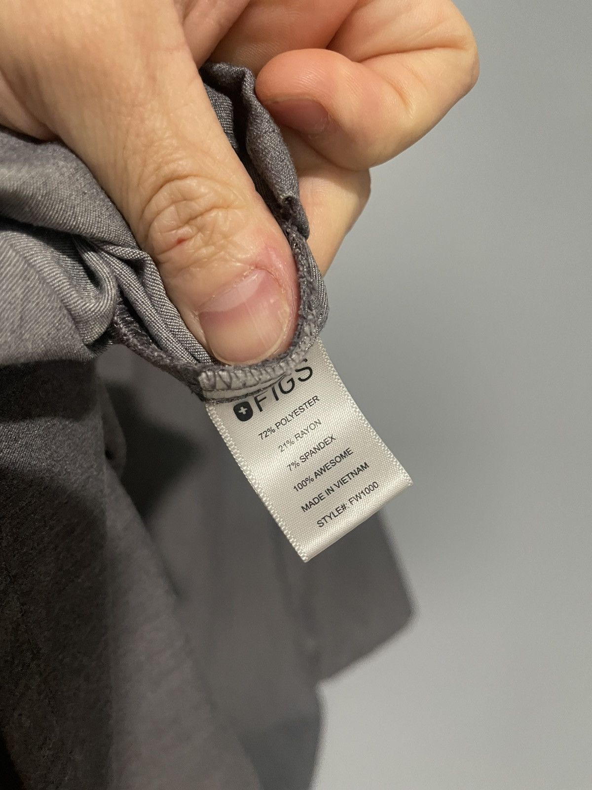 Other FIGS Technical Collection Women's Gray Scrub Top Shirt Sz XL Size XL / US 12-14 / IT 48-50 - 8 Thumbnail