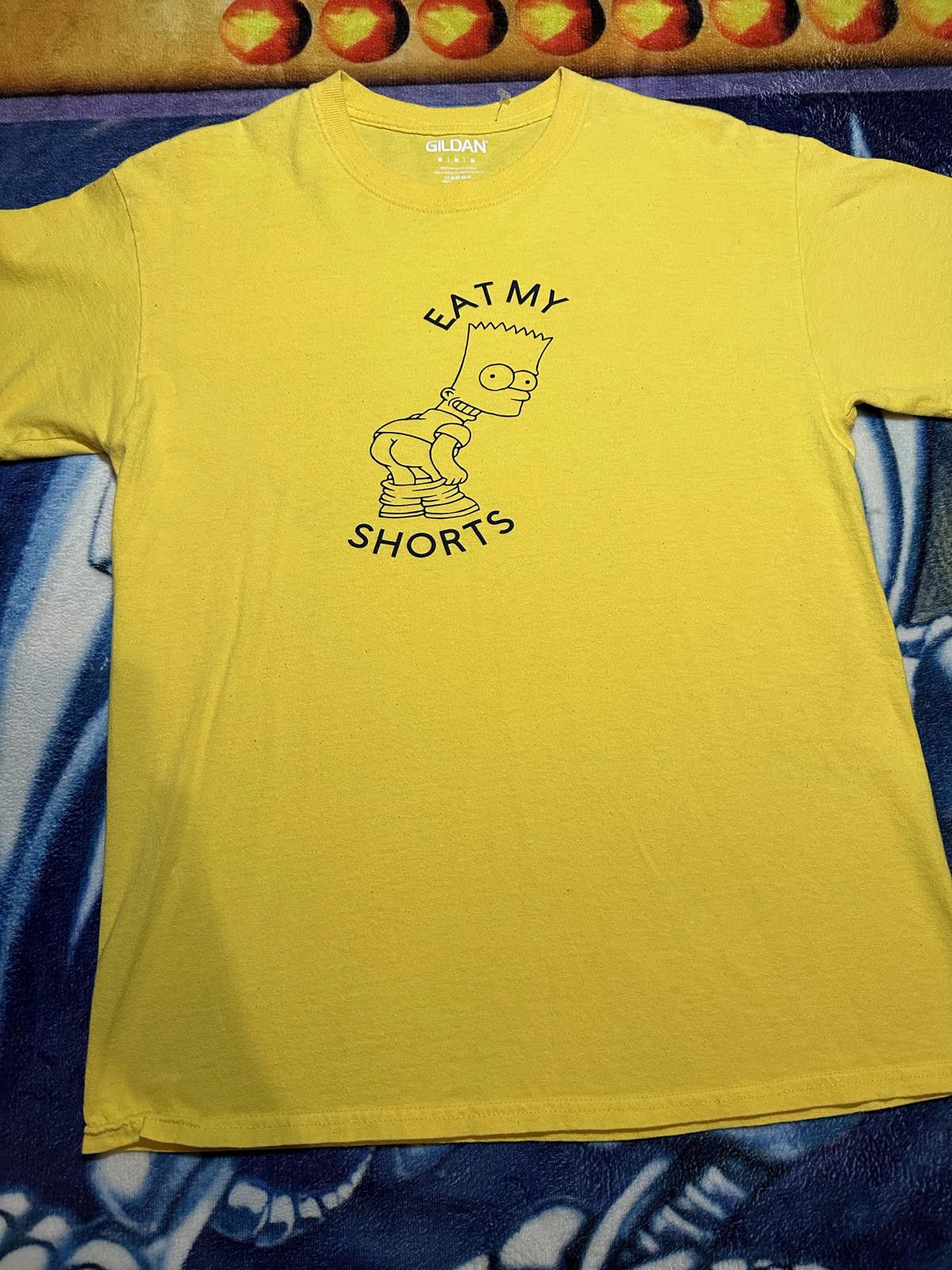 Gildan Yellow Bart Eat My Shorts tee Size ONE SIZE - 1 Thumbnail