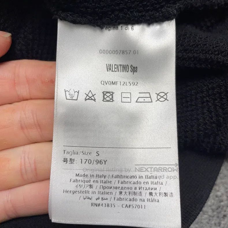 Valentino Valentino Black printed logo zip hoodie Size US S / EU 44-46 / 1 - 5 Thumbnail