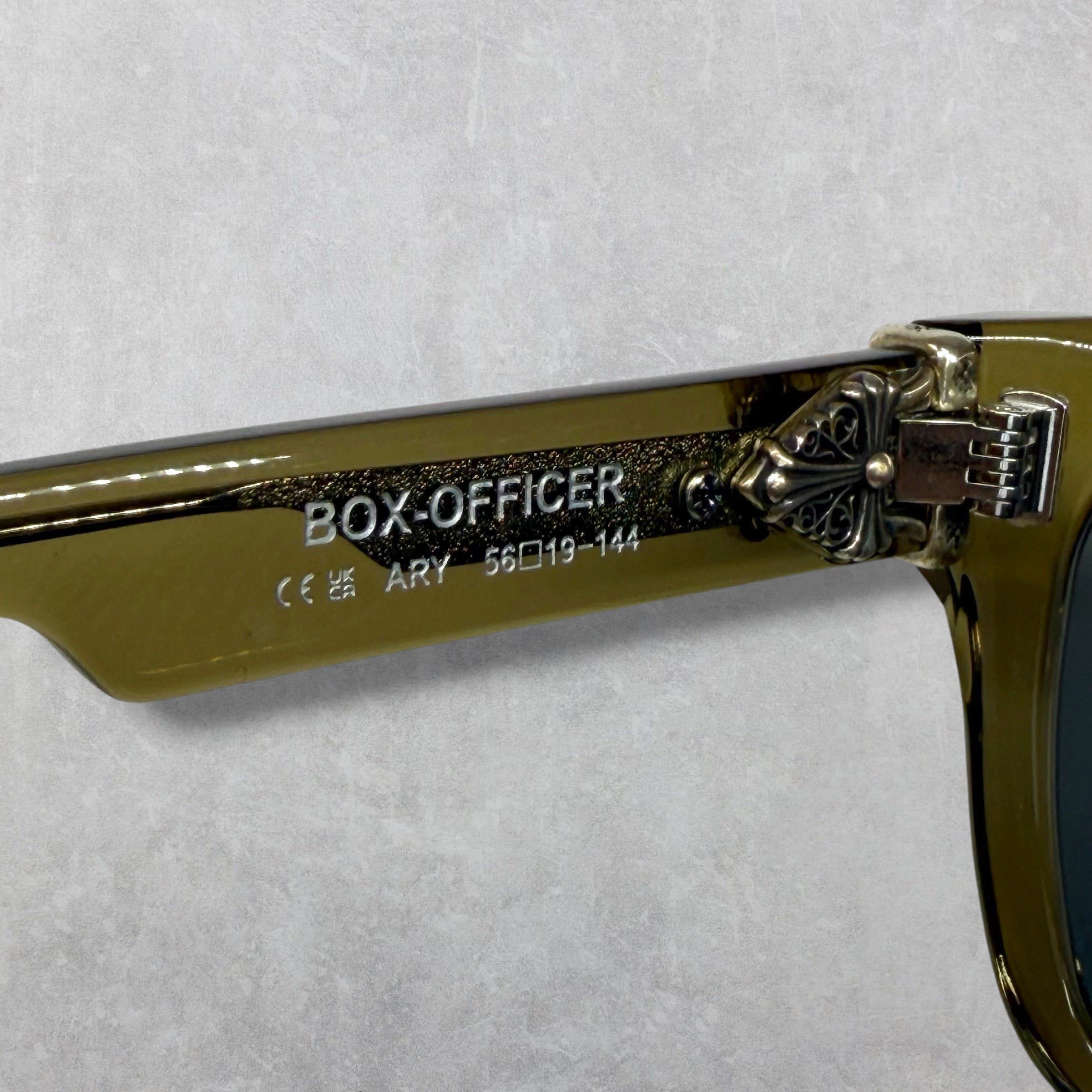 Chrome Hearts Chrome Hearts Box Officer Army Sunglasses Size ONE SIZE - 7 Thumbnail