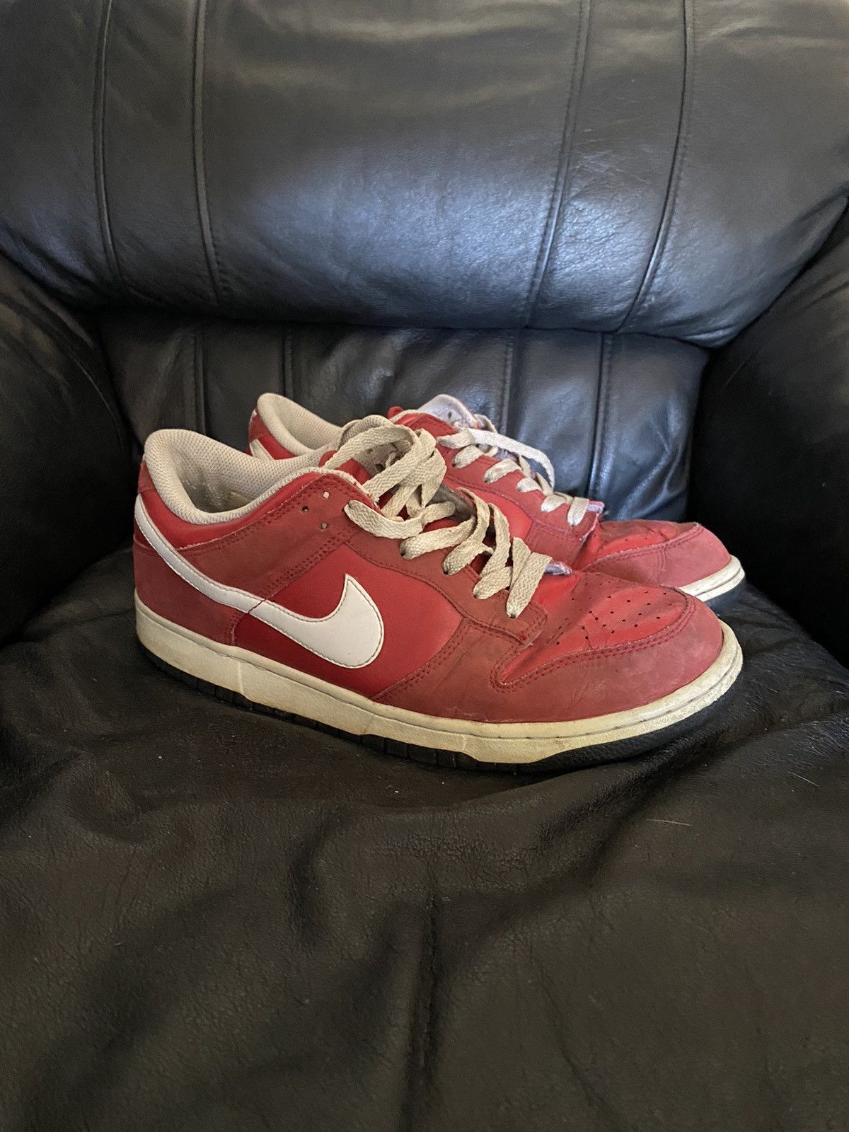 Nike Nike Dunk Low 2012 Sport Red Size US 10 / EU 43 - 1 Thumbnail