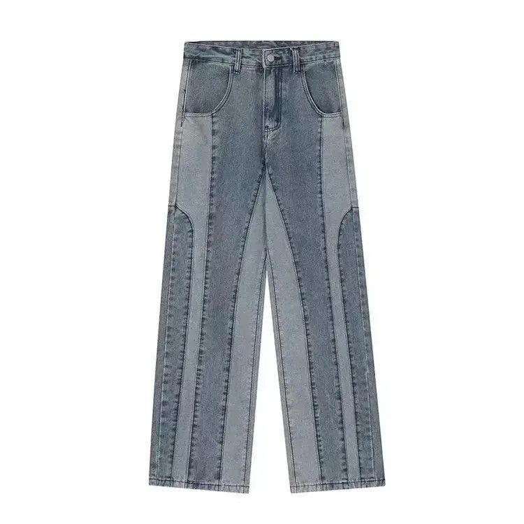 Japanese Brand Kanye Y2K Streetwear Washed Blue Baggy Stacked Jeans Size US 32 / EU 48 - 6 Thumbnail