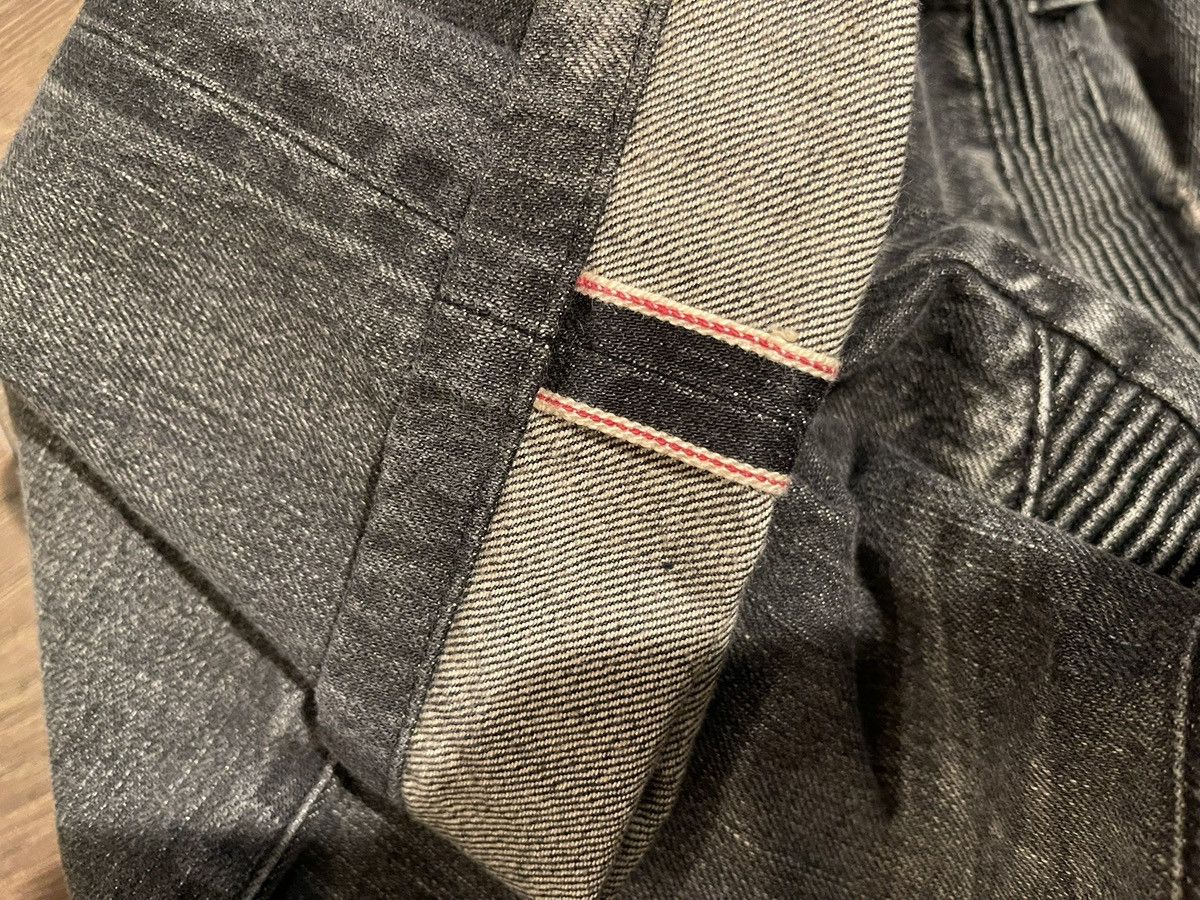Balmain Balmain Homme 2012 Stonewash Selvedge Denim Biker Jeans Size US 30 / EU 46 - 4 Thumbnail