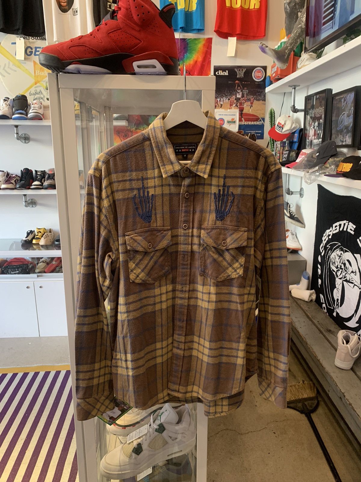 Supreme Supreme x Hysteric Glamour flannel | Grailed