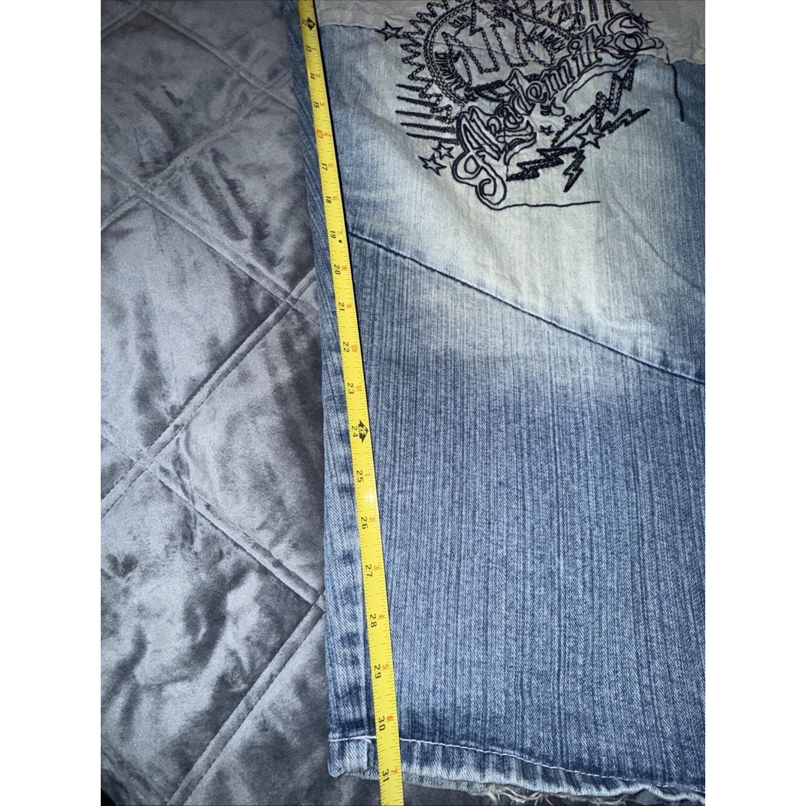 Akademiks Vintage Akademiks Wide Leg Baggy Fit Y2K Jeans Mens 42 EUC Size US 42 / EU 58 - 6 Thumbnail