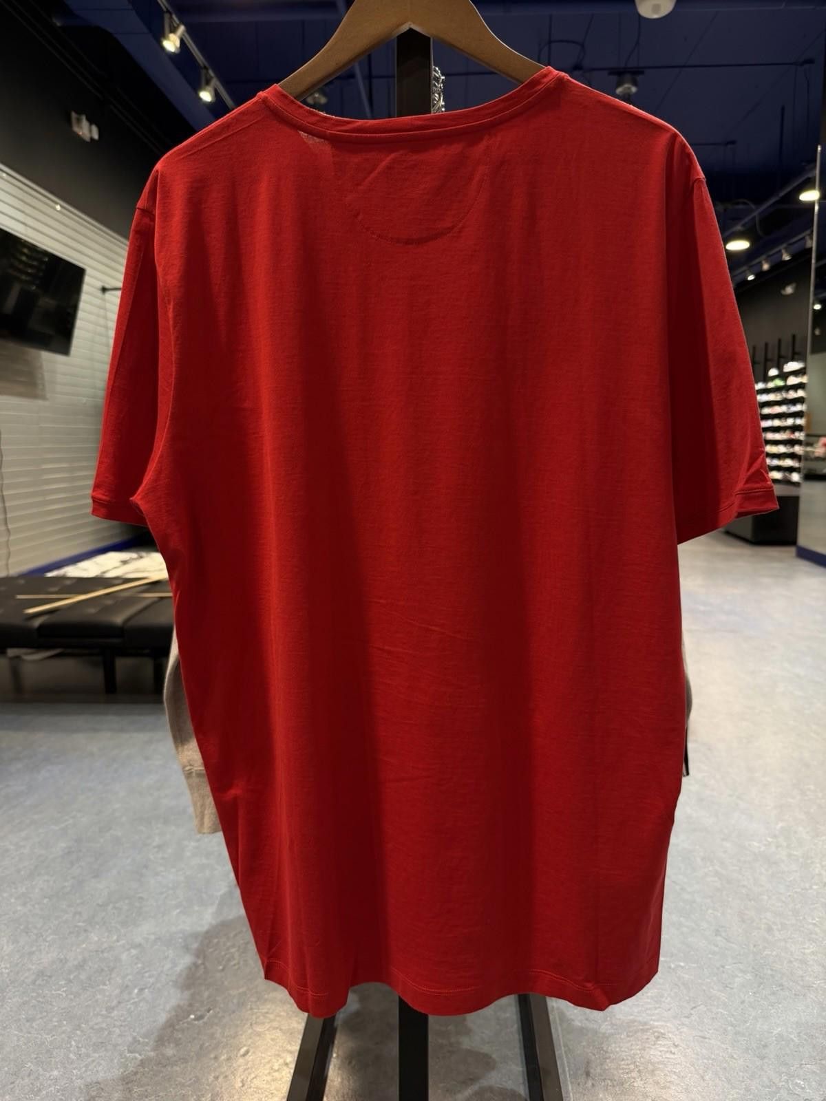 Fendi FENDI Men's Size- (58) Red Cotton Silver Eyes T-Shirt $700 Size US XL / EU 56 / 4 - 8 Thumbnail