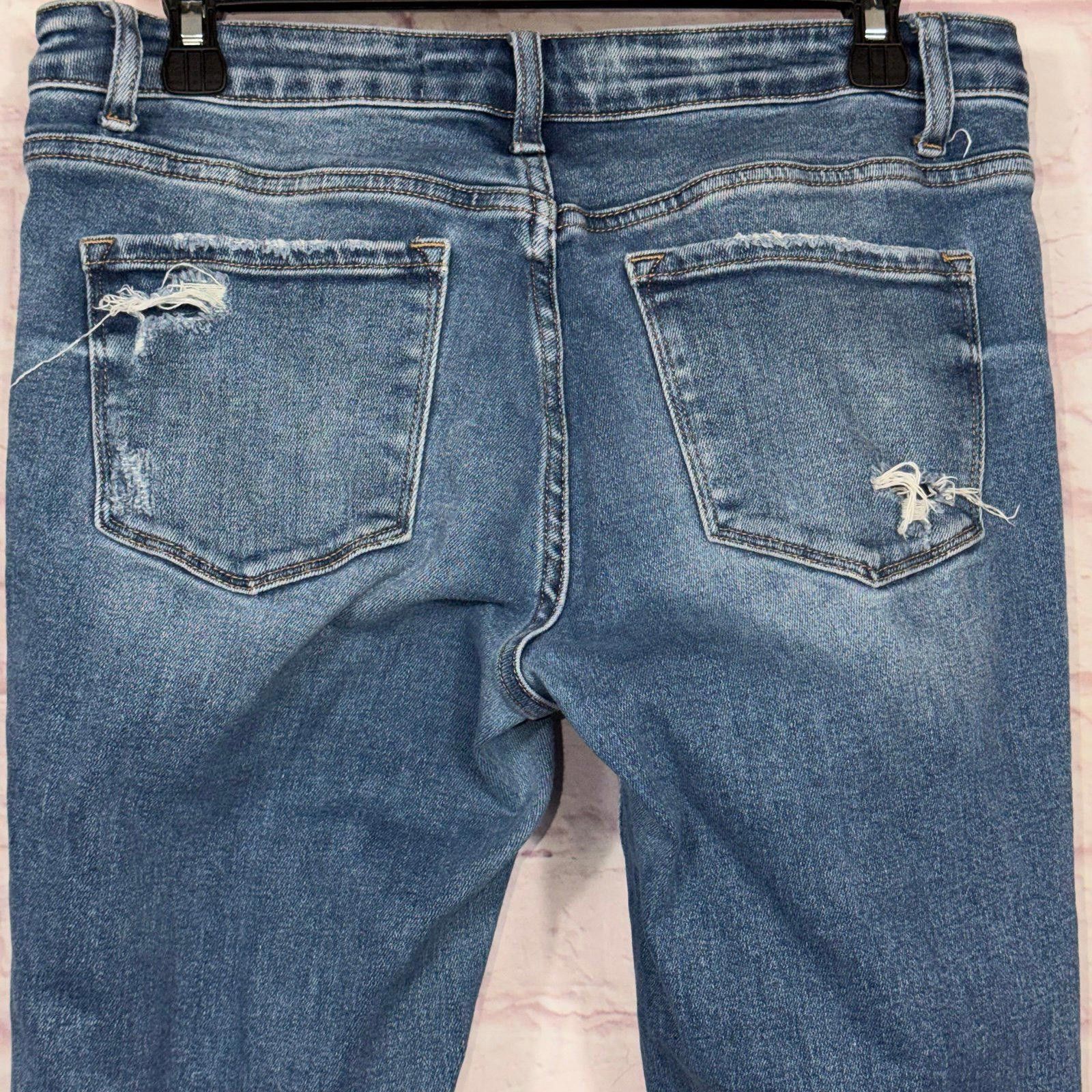 Other Bridge by GLY Distressed Blue Jeans Size 29” Size 29" - 7 Thumbnail
