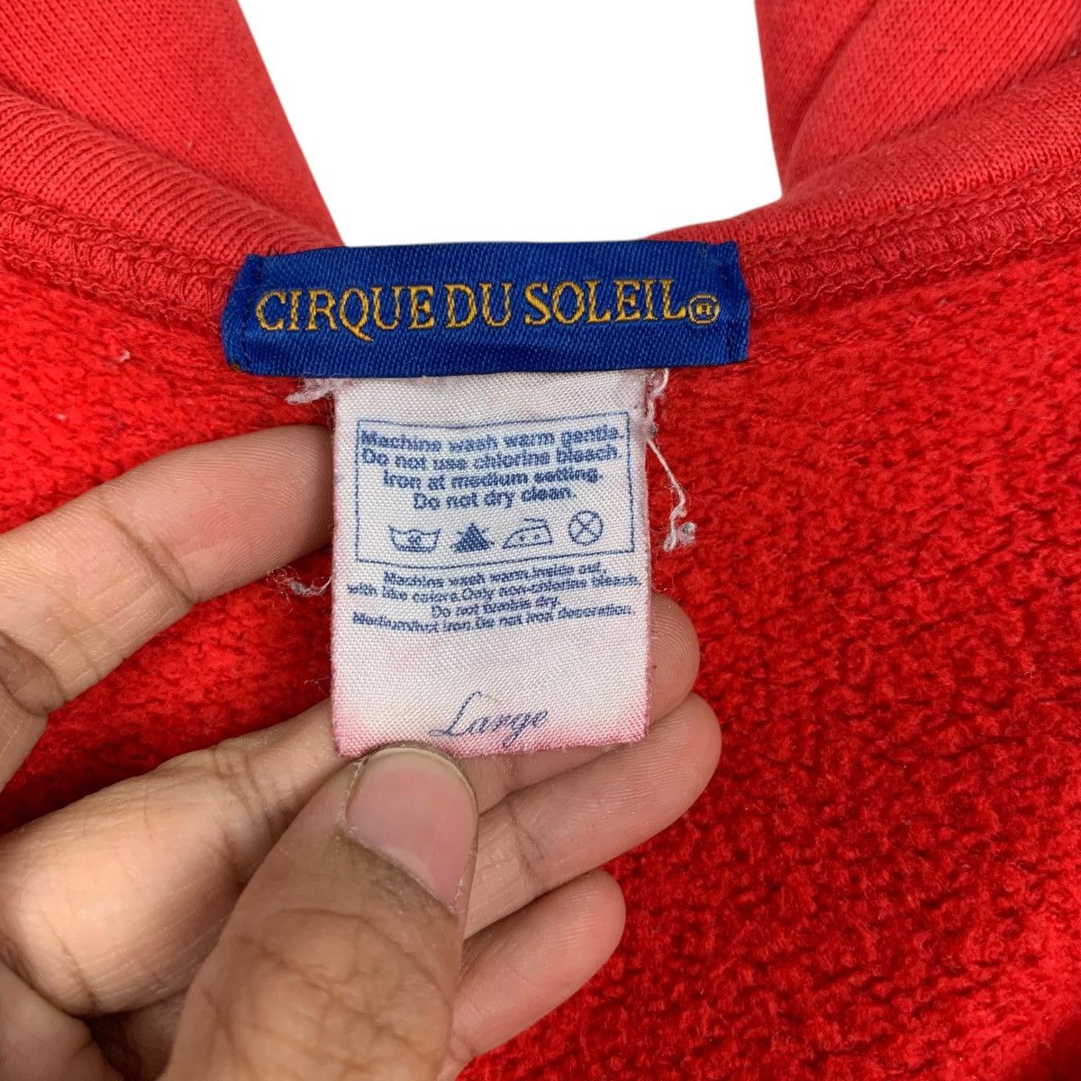 Vintage ALEGRIA Cirque De Soleil Film Hoodies Sweatshirt #2244-C99 Size US L / EU 52-54 / 3 - 16 Thumbnail