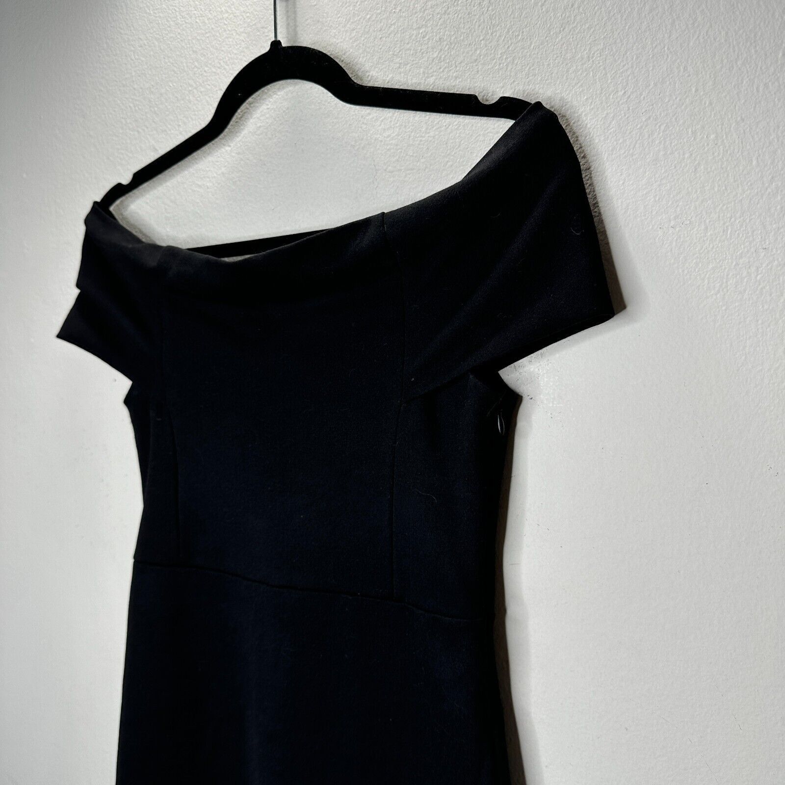 Zara Zara Sexy Black Off-Shoulder Bandeau bodycon Dress Medium Size M / US 6-8 / IT 42-44 - 3 Thumbnail