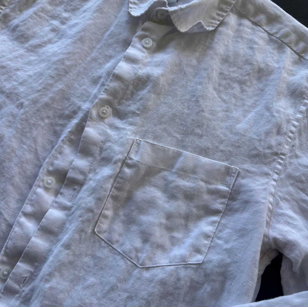 H&M Men’s White Button Up Dress Shirt Relaxed Casual Europe H&M Size US S / EU 44-46 / 1 - 4 Thumbnail