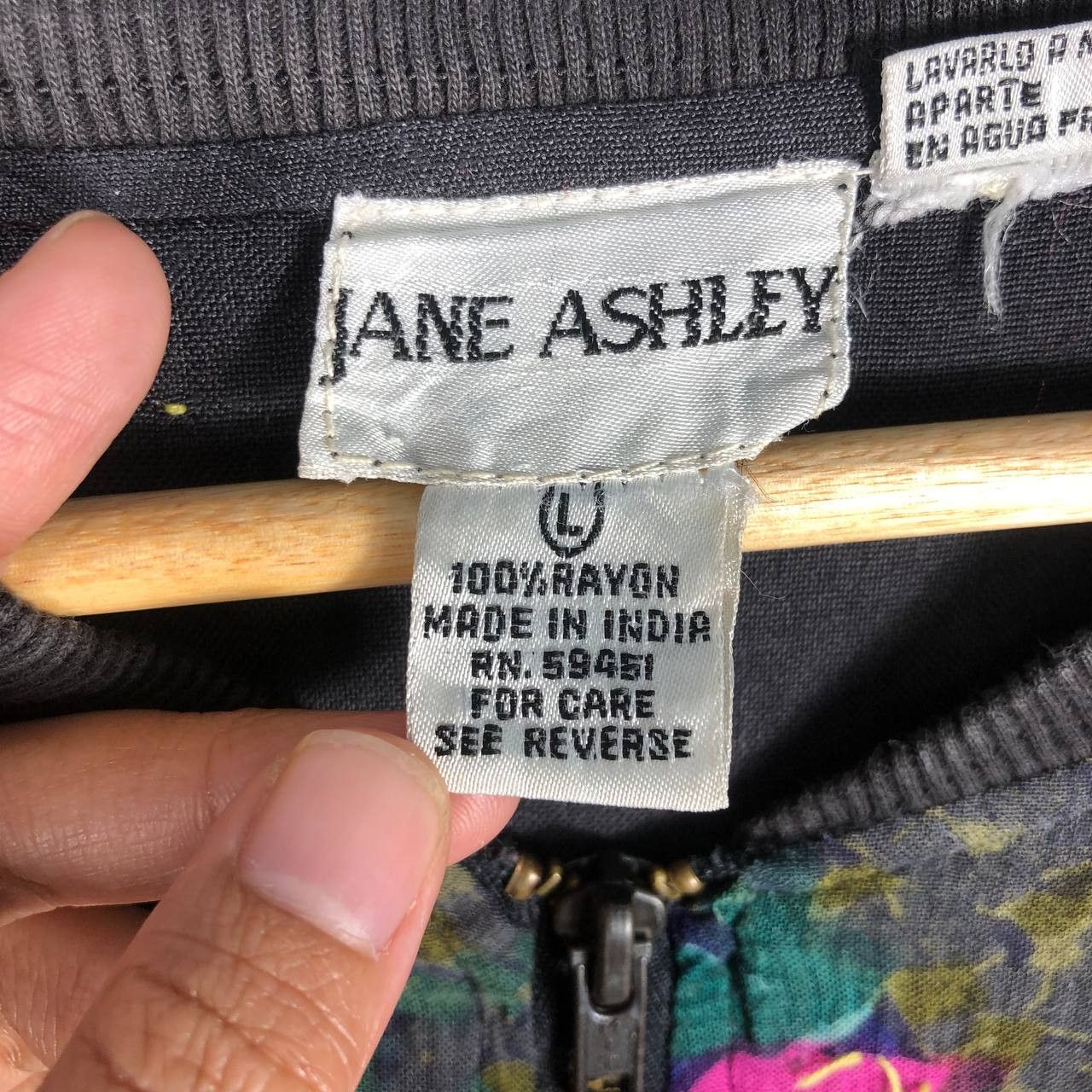 Japanese Brand × Vintage Vintage Jane Ashley Women Zipper Jacket Size L / US 10 / IT 46 - 8 Thumbnail