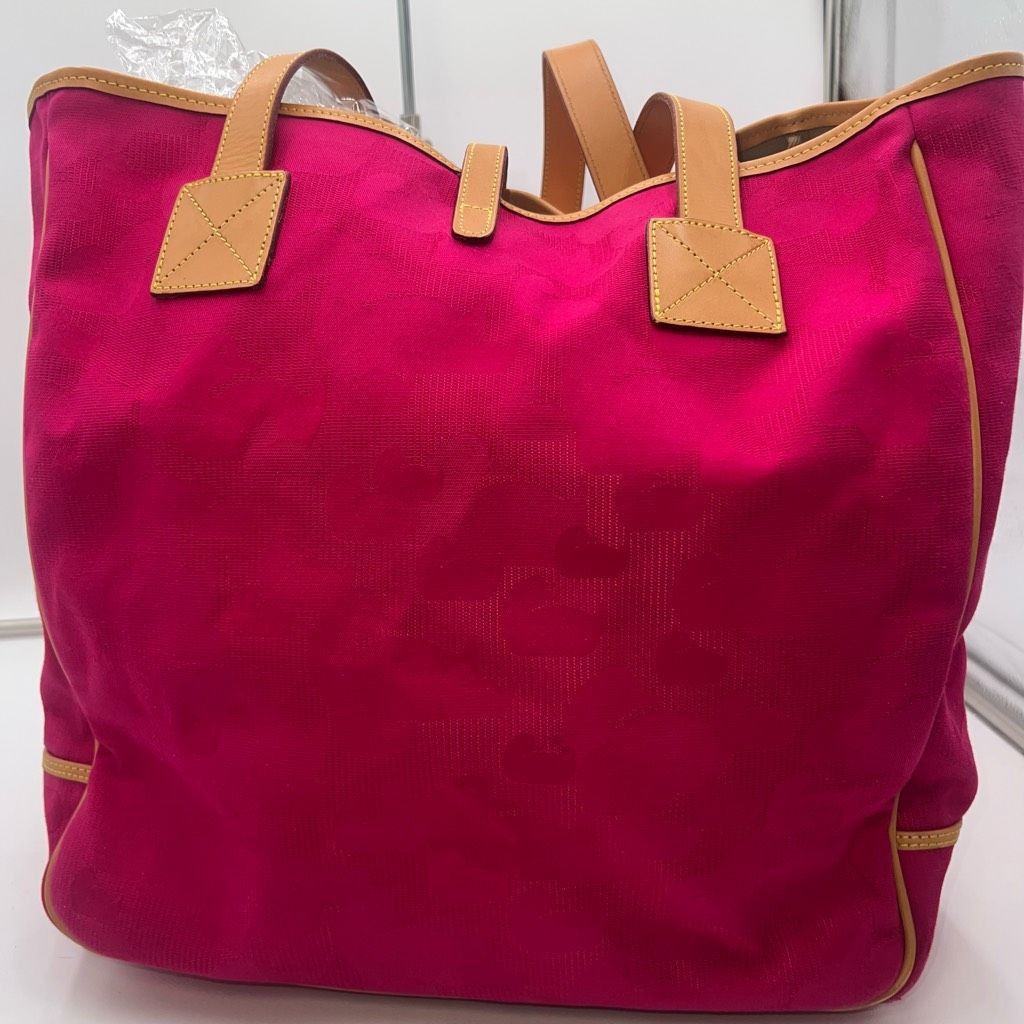 Dooney & Bourke Dooney & Bourke Large Canvas And Vachetta Leather Tote Bag Size ONE SIZE - 6 Thumbnail