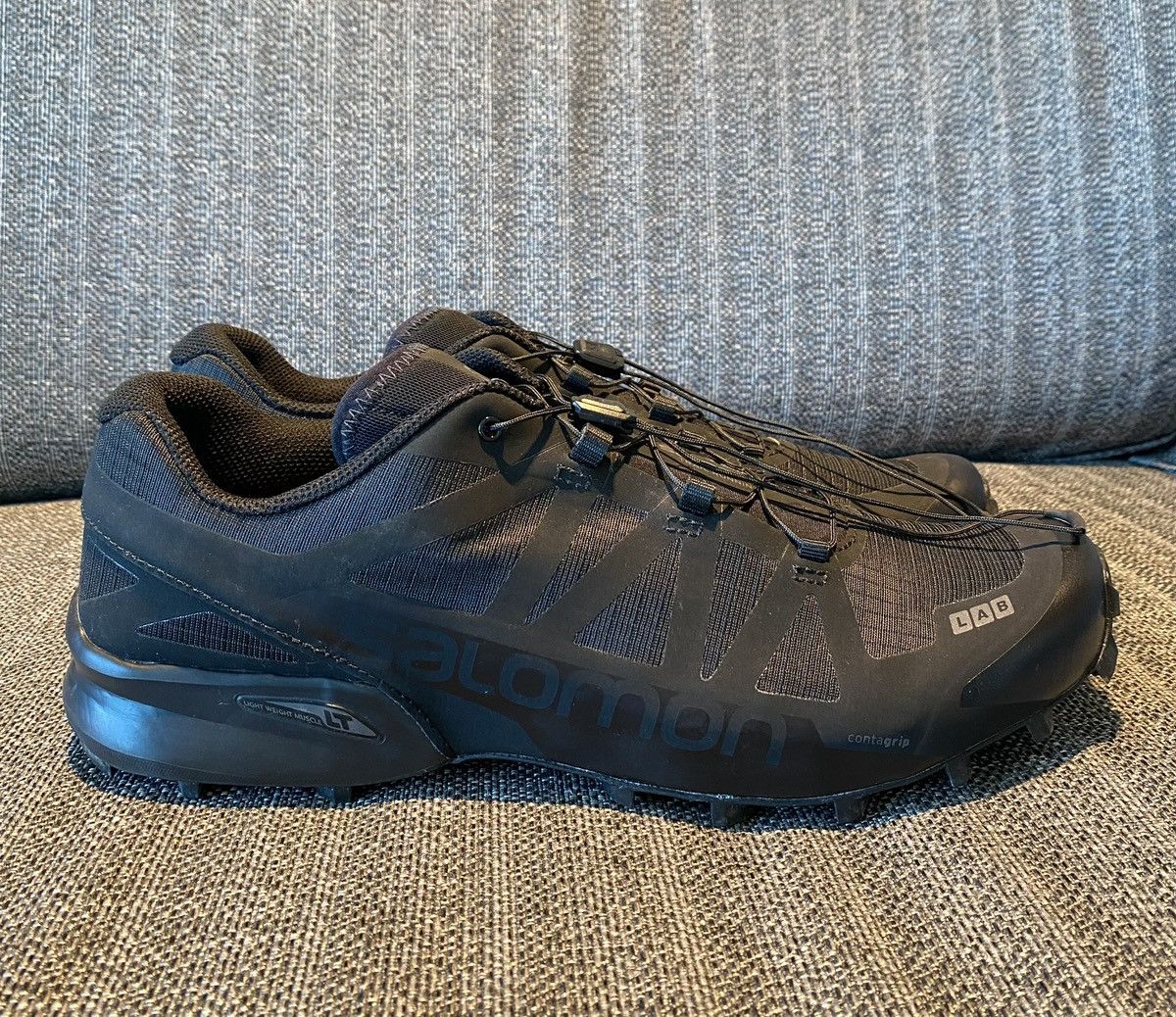 Salomon S/Lab Speedcross Black Ltd Size US 12 / EU 45 - 2 Thumbnail