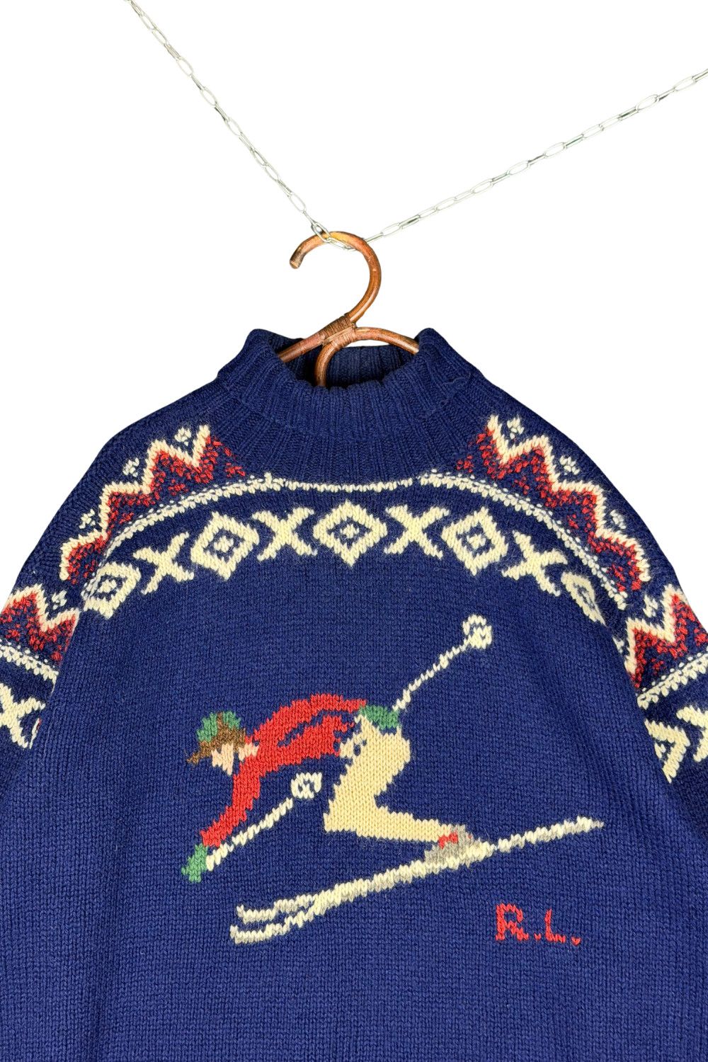 Polo Ralph Lauren fw96 Polo Ralph Lauren Hand Knit Ski Intarsia Wool Sweater Size US XL / EU 56 / 4 - 4 Thumbnail