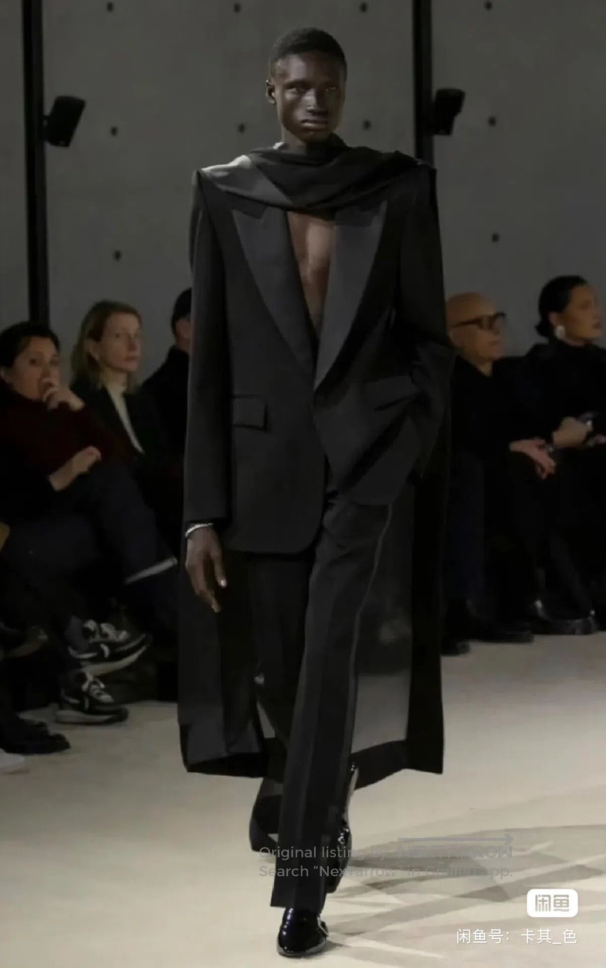 Saint Laurent Paris Saint Laurent Paris Tapered Dress Pants| Size US 34 / EU 50 - 2 Thumbnail