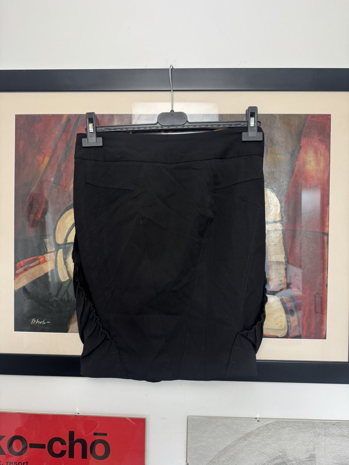 Marithe + Francois Girbaud Vintage avant garde designer Marithe Francois Girbaud Skirt Size 27" / US 4 / IT 40 - 2 Thumbnail