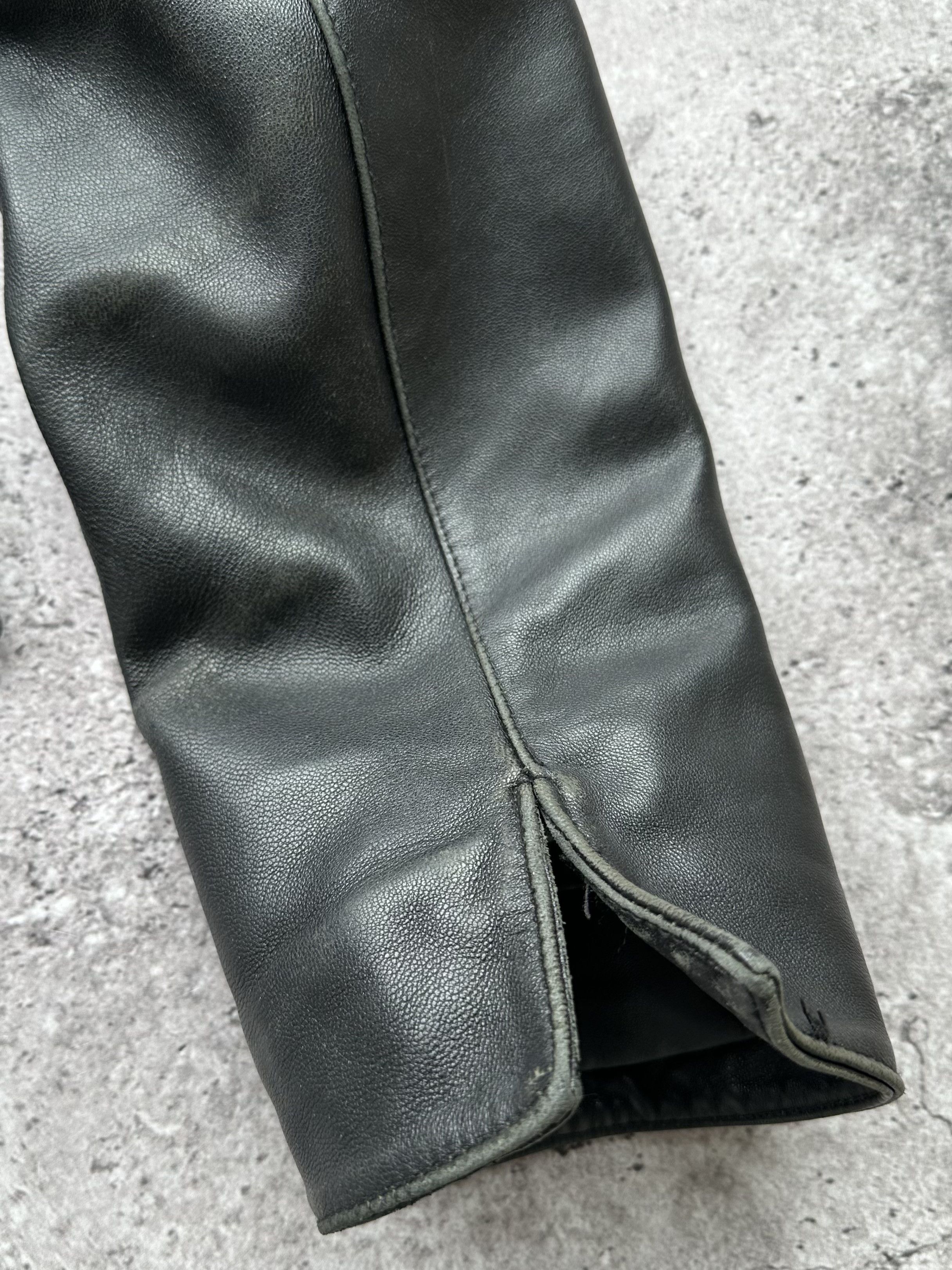 Japanese Brand Vintage Bondage Leather Jacket C422(V60)(E8) Size XS / US 0-2 / IT 36-38 - 13 Thumbnail