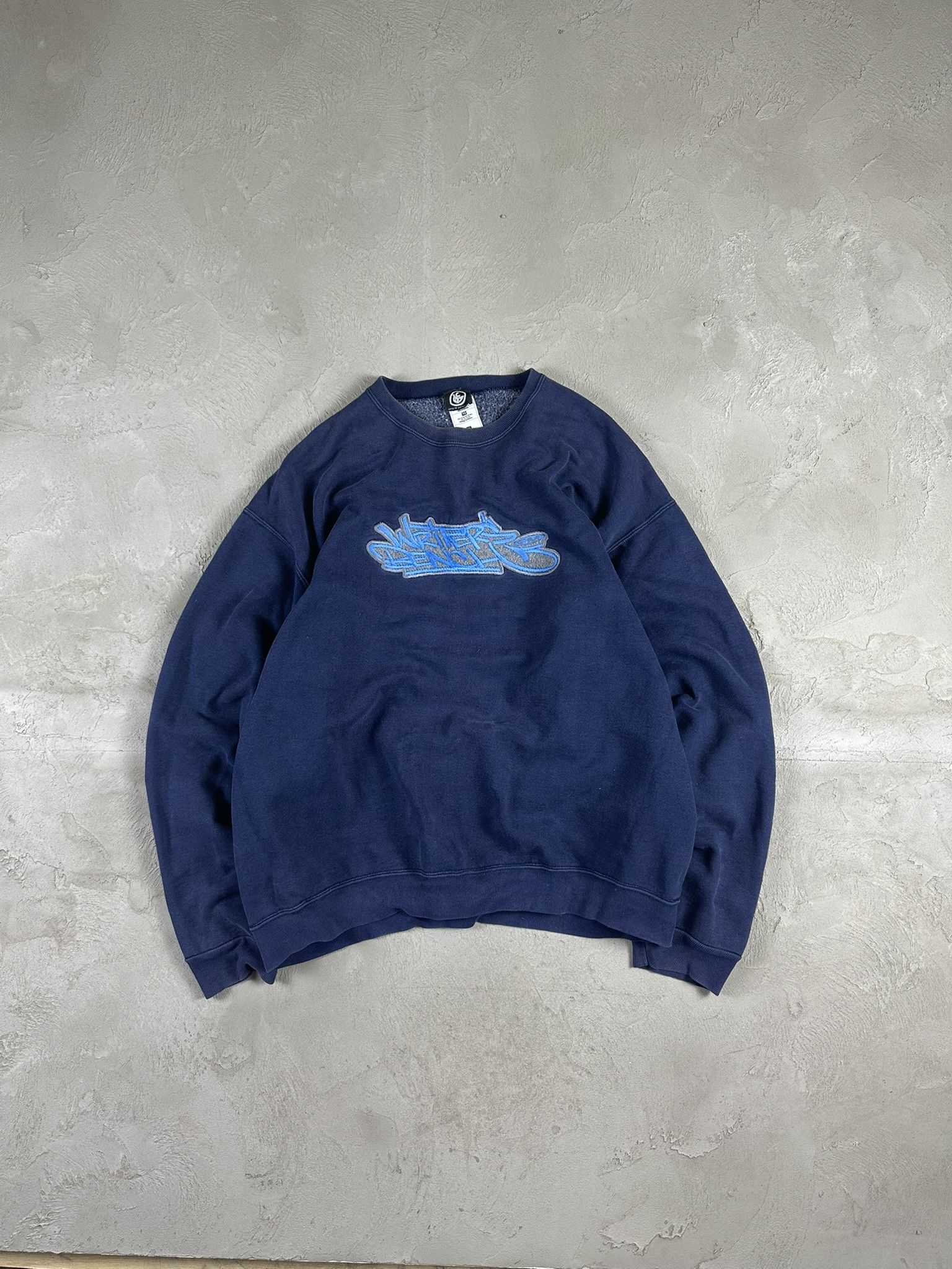 Vintage Vintage Y2k JNCO Style Writers Bench Hiphop Boxy Crewneck Size US XL / EU 56 / 4 - 1 Thumbnail