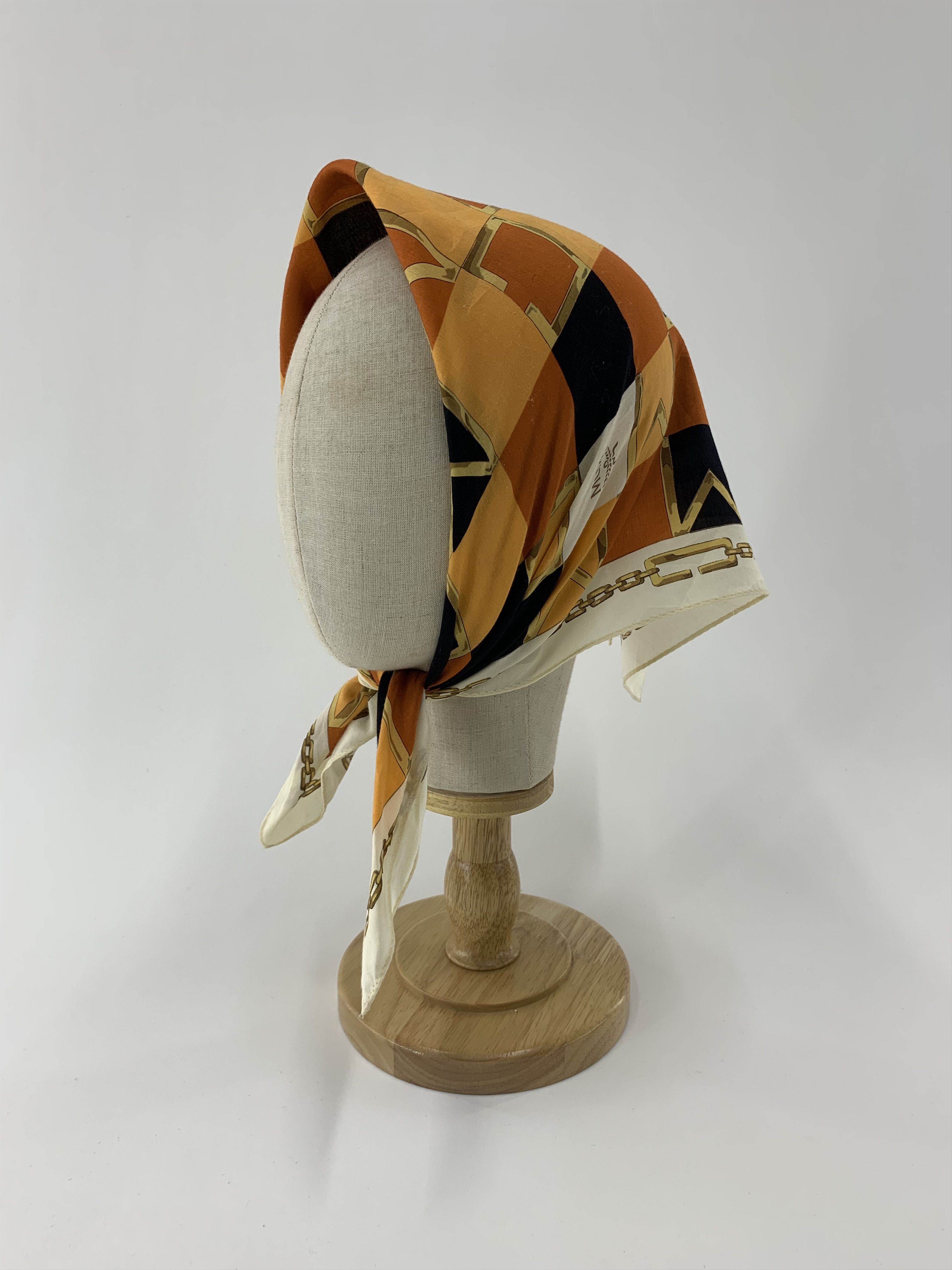 MCM MCM Handkerchief Pocket Square Scarf Bandana TC1434 Size ONE SIZE - 1 Thumbnail