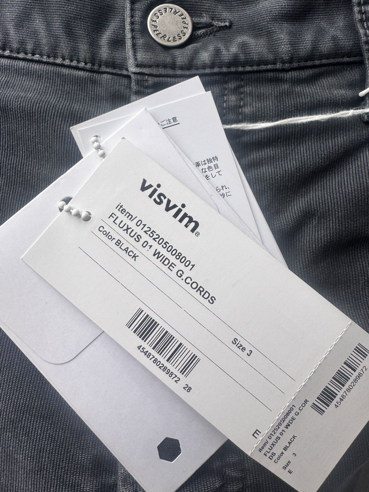 Visvim Fluxus 01 Wide G Cords Size 3 Size US 34 / EU 50 - 3 Thumbnail