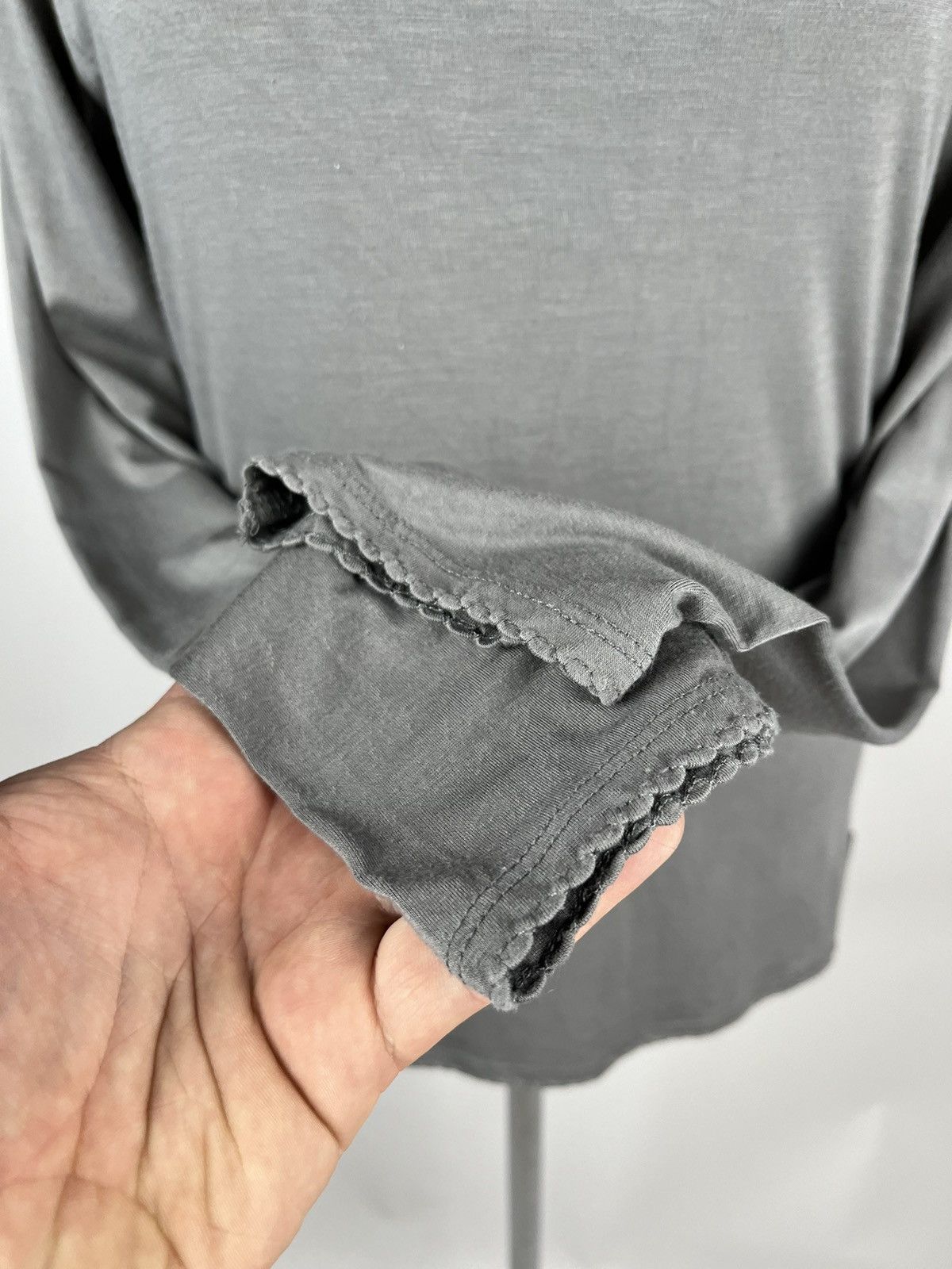 Japanese Brand × OSKA Oska Women Grey Oversize Long Sleeve Size M (0421) Size M / US 6-8 / IT 42-44 - 5 Thumbnail
