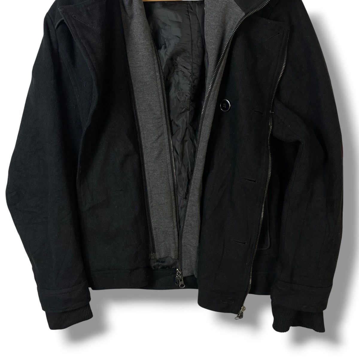 If Six Was Nine 🇯🇵 IN THE ATTIC DOUBLE LAYER PUNK GOTHIC WOOL JACKET Size US L / EU 52-54 / 3 - 17 Thumbnail