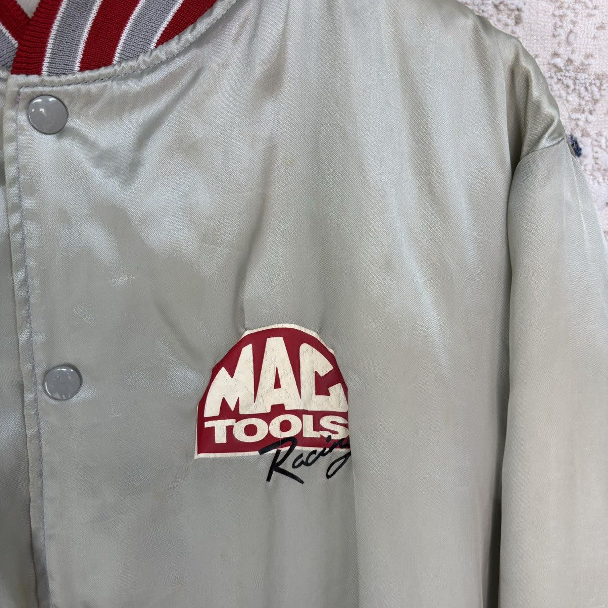 Holloway × Vintage Vintage 90s Mac Tool Racing Big Logo Bomber Jacket Size US L / EU 52-54 / 3 - 10 Thumbnail