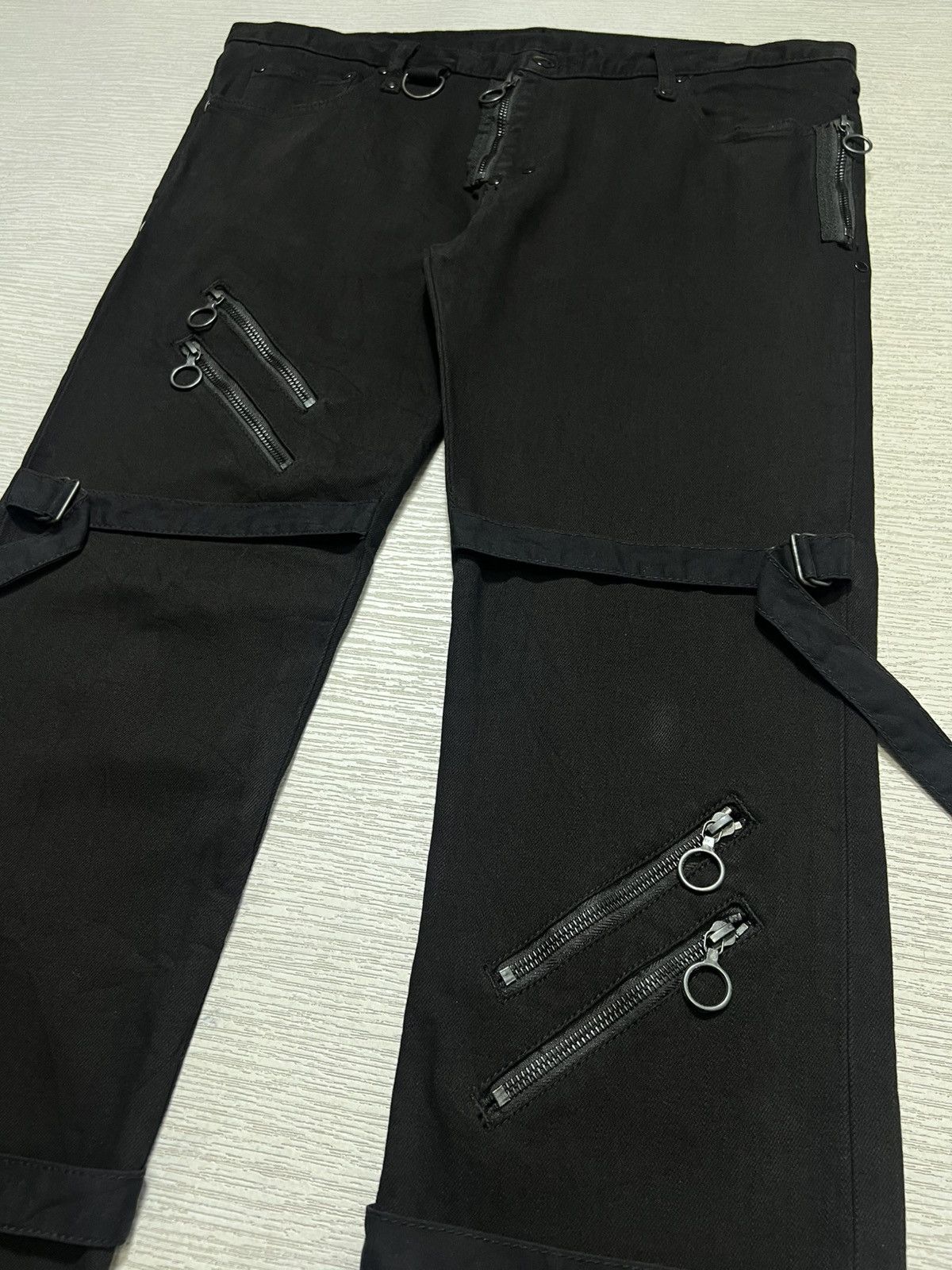 Number (N)ine Number (N)ine - Bondage Multi Zip Denim Jeans Size US 36 / EU 52 - 5 Thumbnail