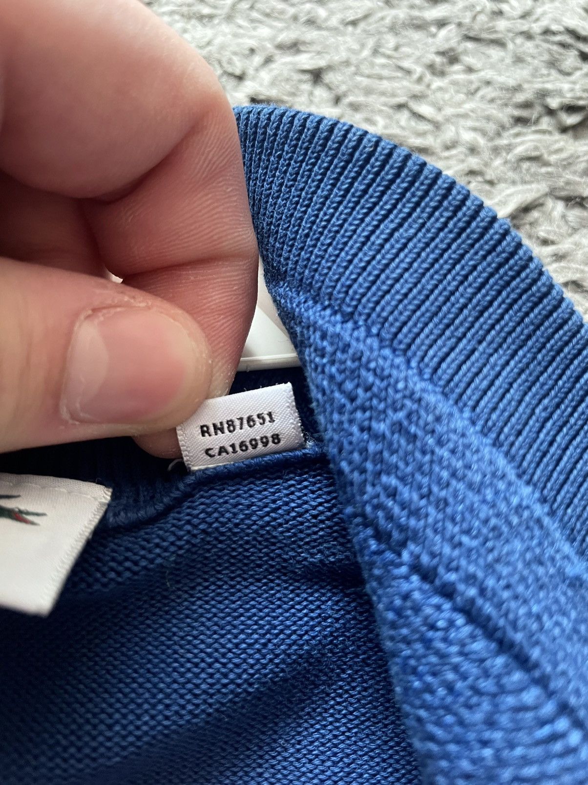 Lacoste × Vintage 00s Lacoste 1/3 Zip Sweater Streetwear Vintage Logo Rare Size US L / EU 52-54 / 3 - 10 Thumbnail