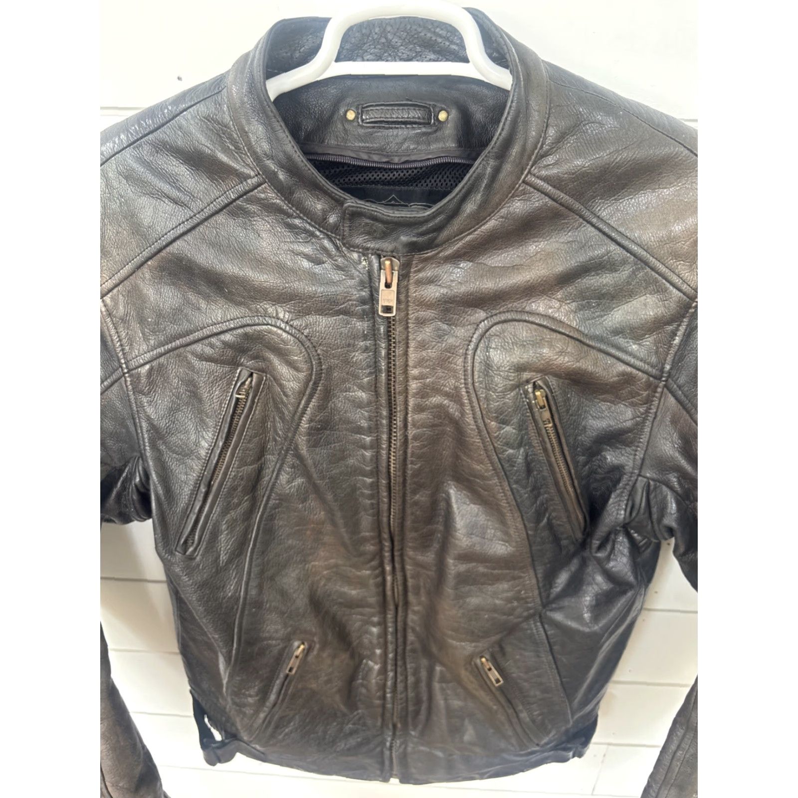 Vintage VINTAGE Wilsons Leather Bomber Jacket Coat Mens L Brown Full Zip Leather Size US L / EU 52-54 / 3 - 2 Thumbnail