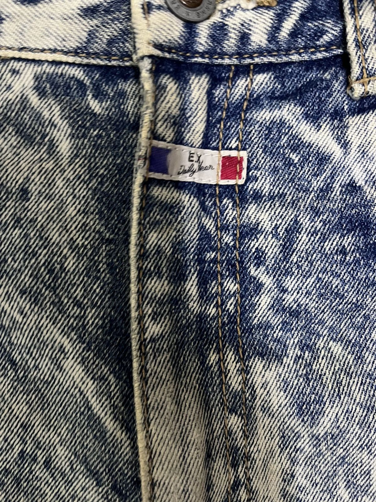 Vintage Vintage Coat of arms acid blue wash Style Jeans Size US 32 / EU 48 - 15 Thumbnail