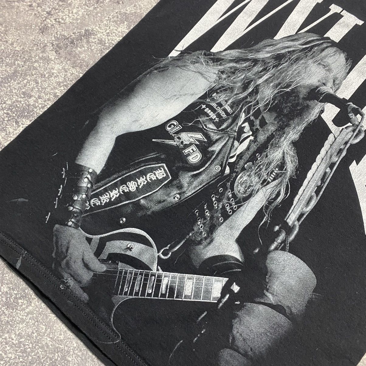 Band Tees Vintage Zakk Wylde 2010 Ozzy Osbourne Big Logo Rare band tee Size US M / EU 48-50 / 2 - 5 Thumbnail