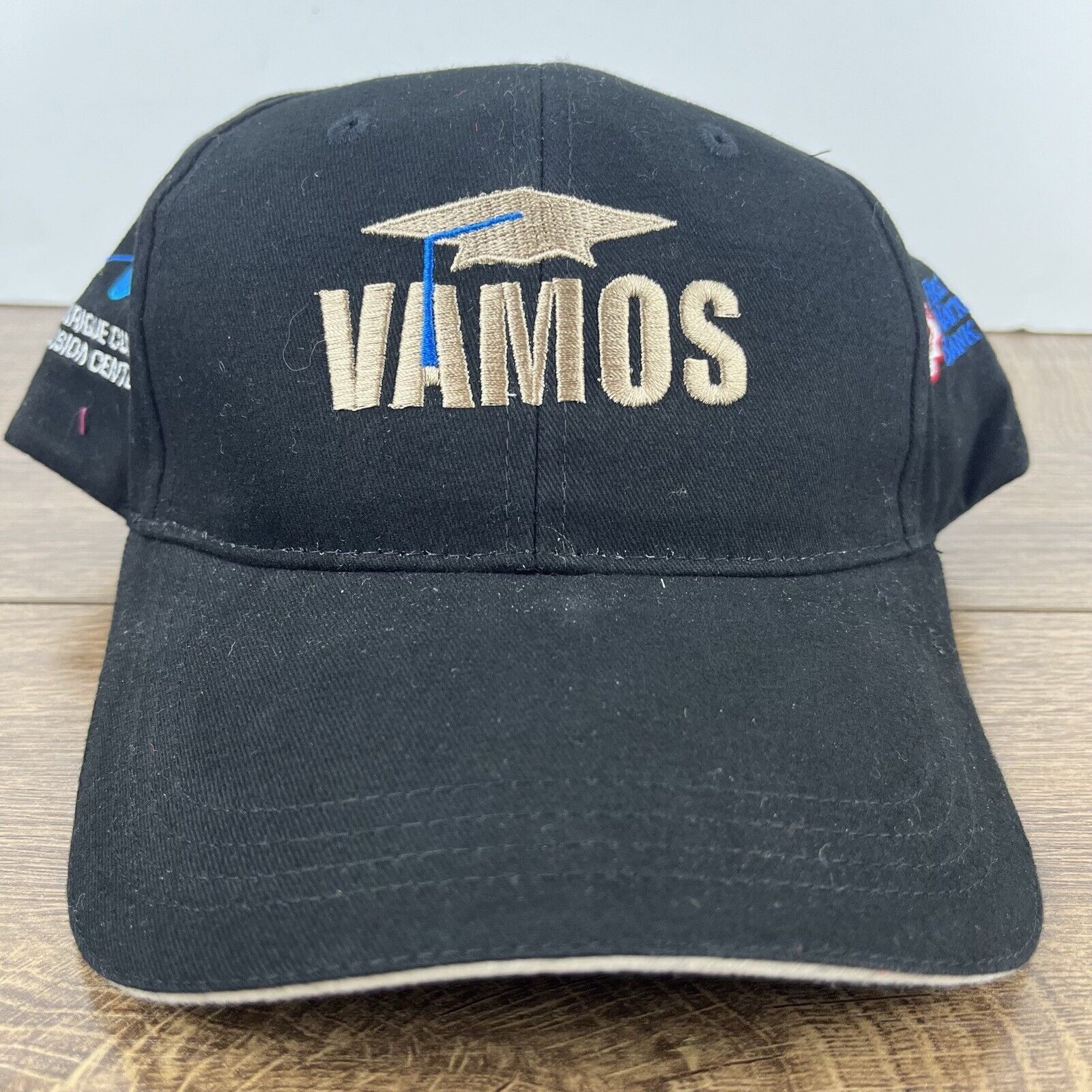 Other Vamos Black Hat Vision Center Black Adjustable Hat Black Adu Size ONE SIZE - 5 Thumbnail
