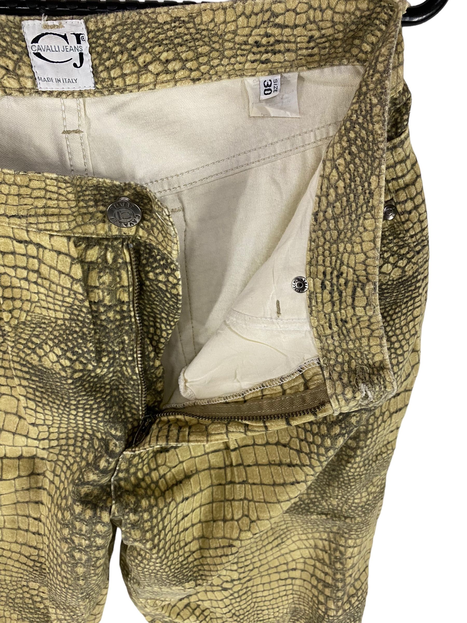 Designer × Just Cavalli × Roberto Cavalli Cavalli jeans crocodile printed pant Size US 31 - 9 Thumbnail