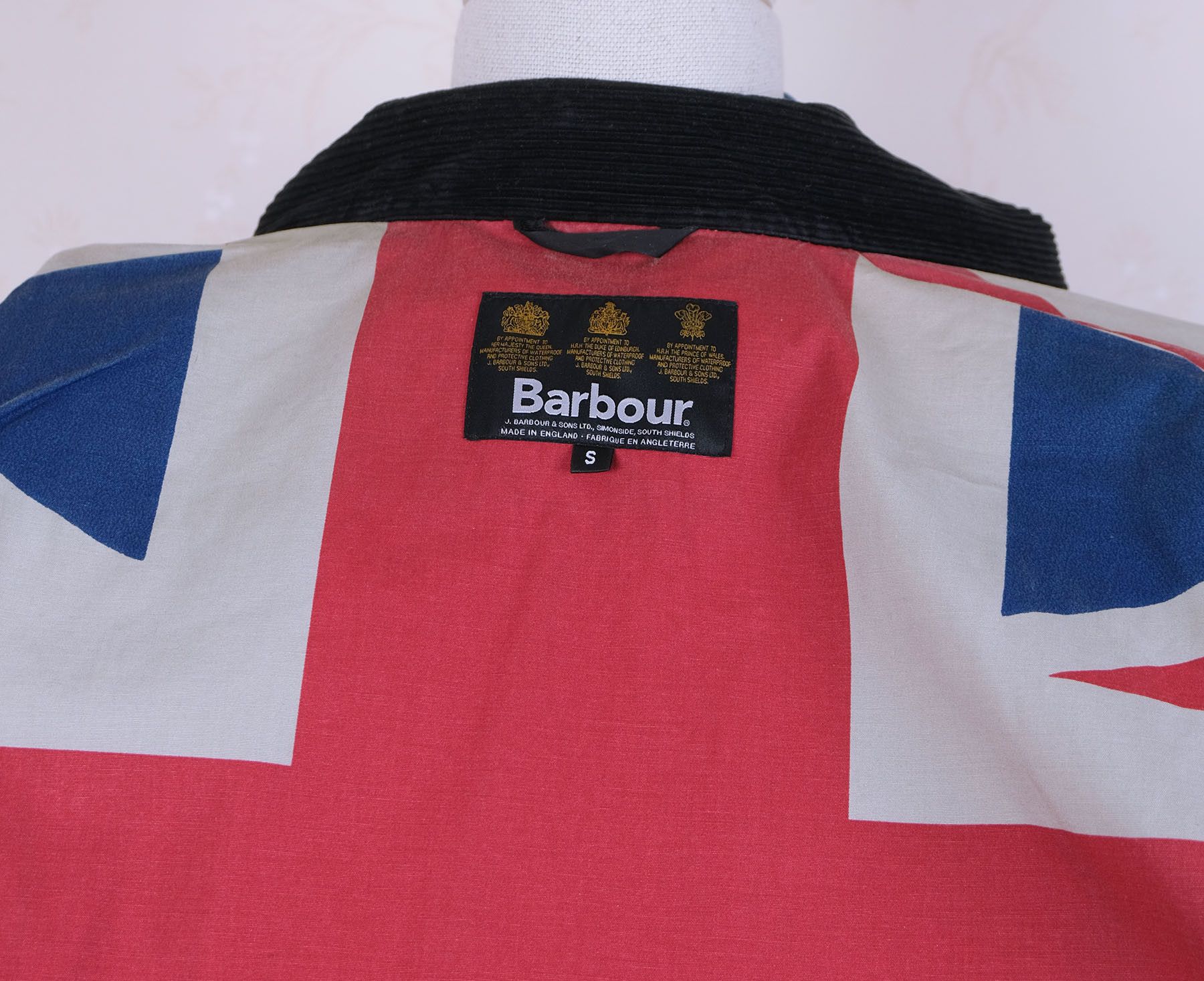 Barbour Barbour, Blue Wax Cotton Jacket, Size S, England, Model A34 Size US M / EU 48-50 / 2 - 6 Thumbnail