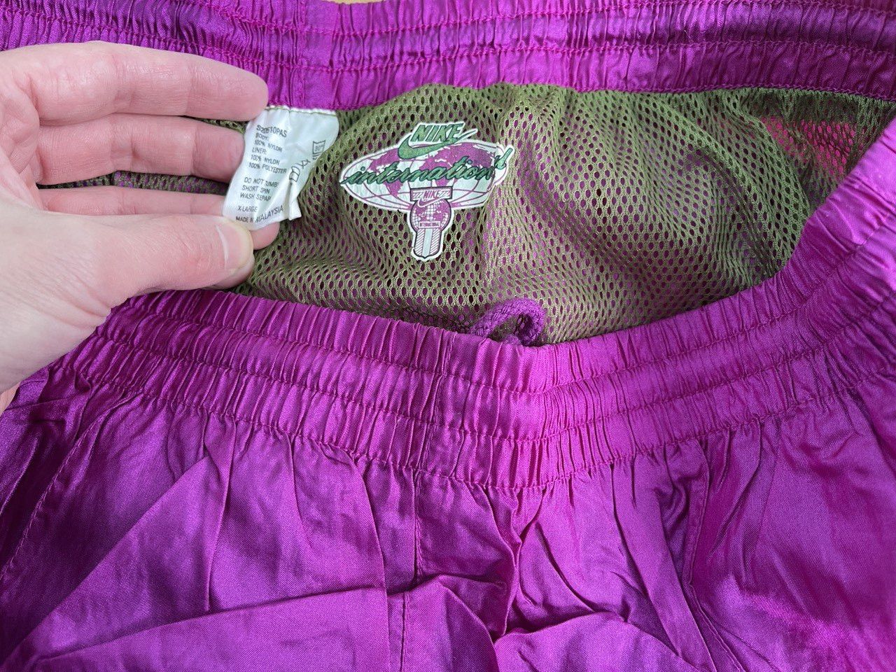 Nike Nike tracksuit, neon purple, vintage track suit, jacket L Size US L / EU 52-54 / 3 - 15 Thumbnail