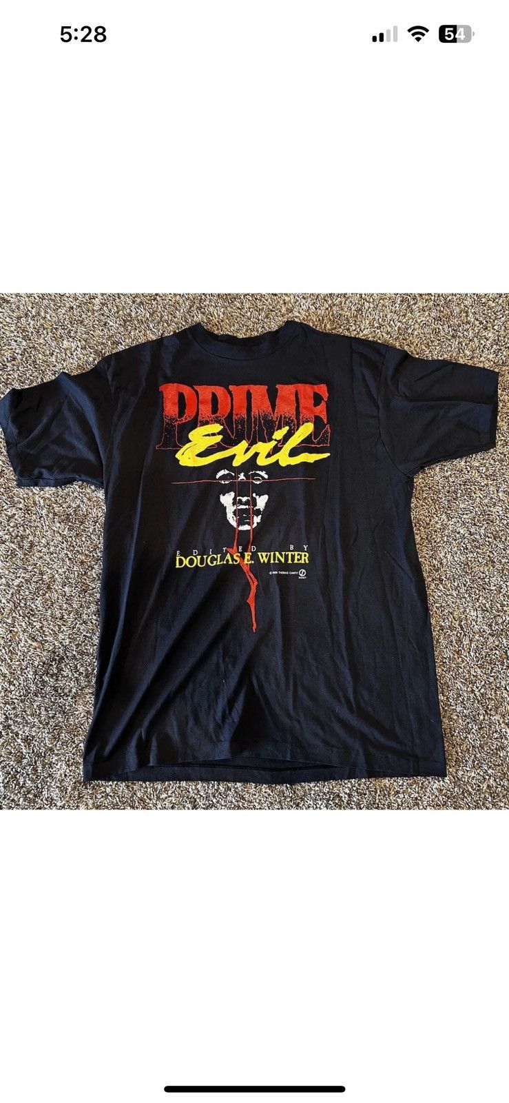 Vintage Rare 1988 Steven king prime evil movie promo xl Size US XL / EU 56 / 4 - 2 Thumbnail
