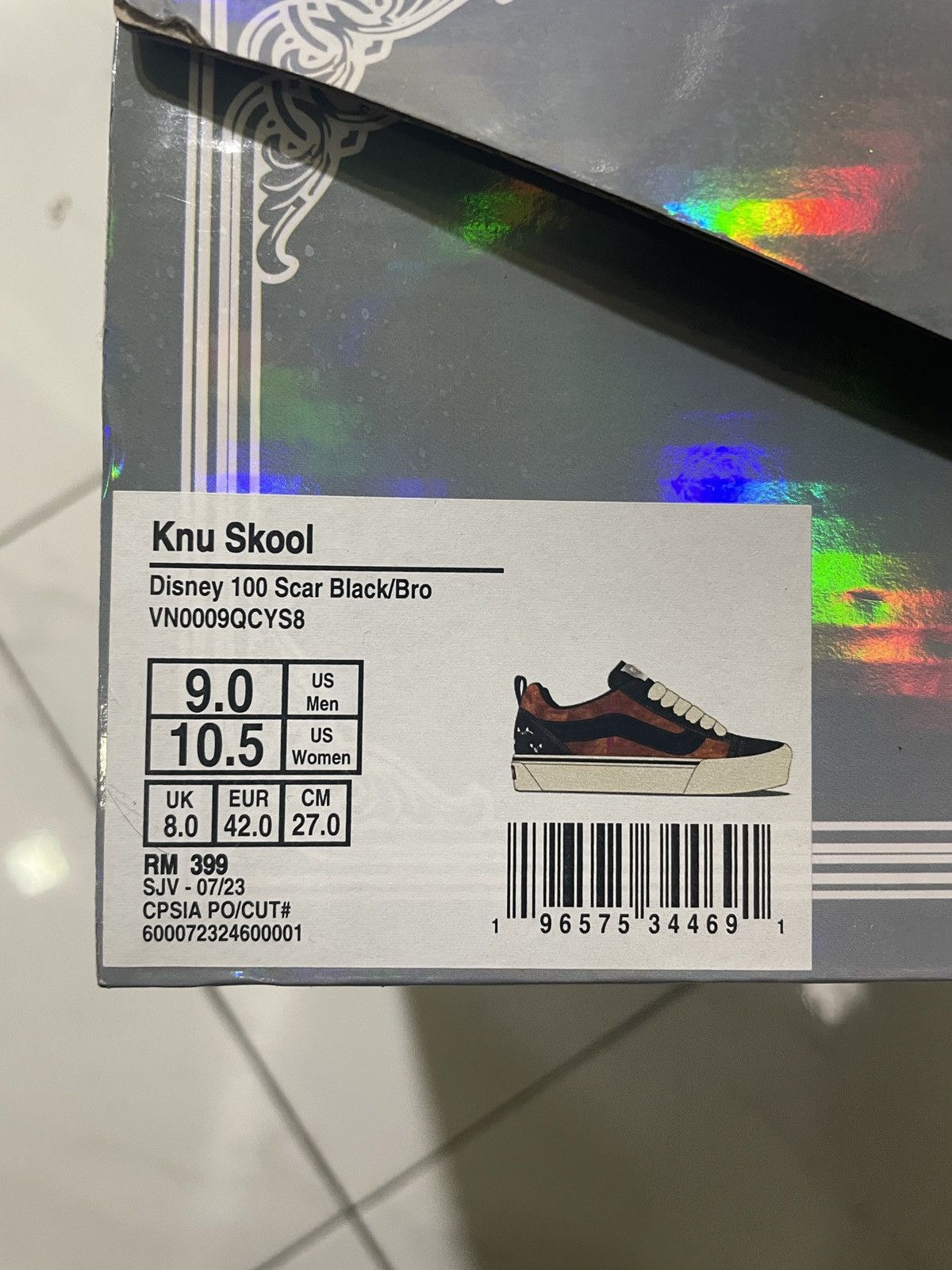 Vans Vans Knu Skool x Disney Size US 8 / EU 41 - 4 Thumbnail