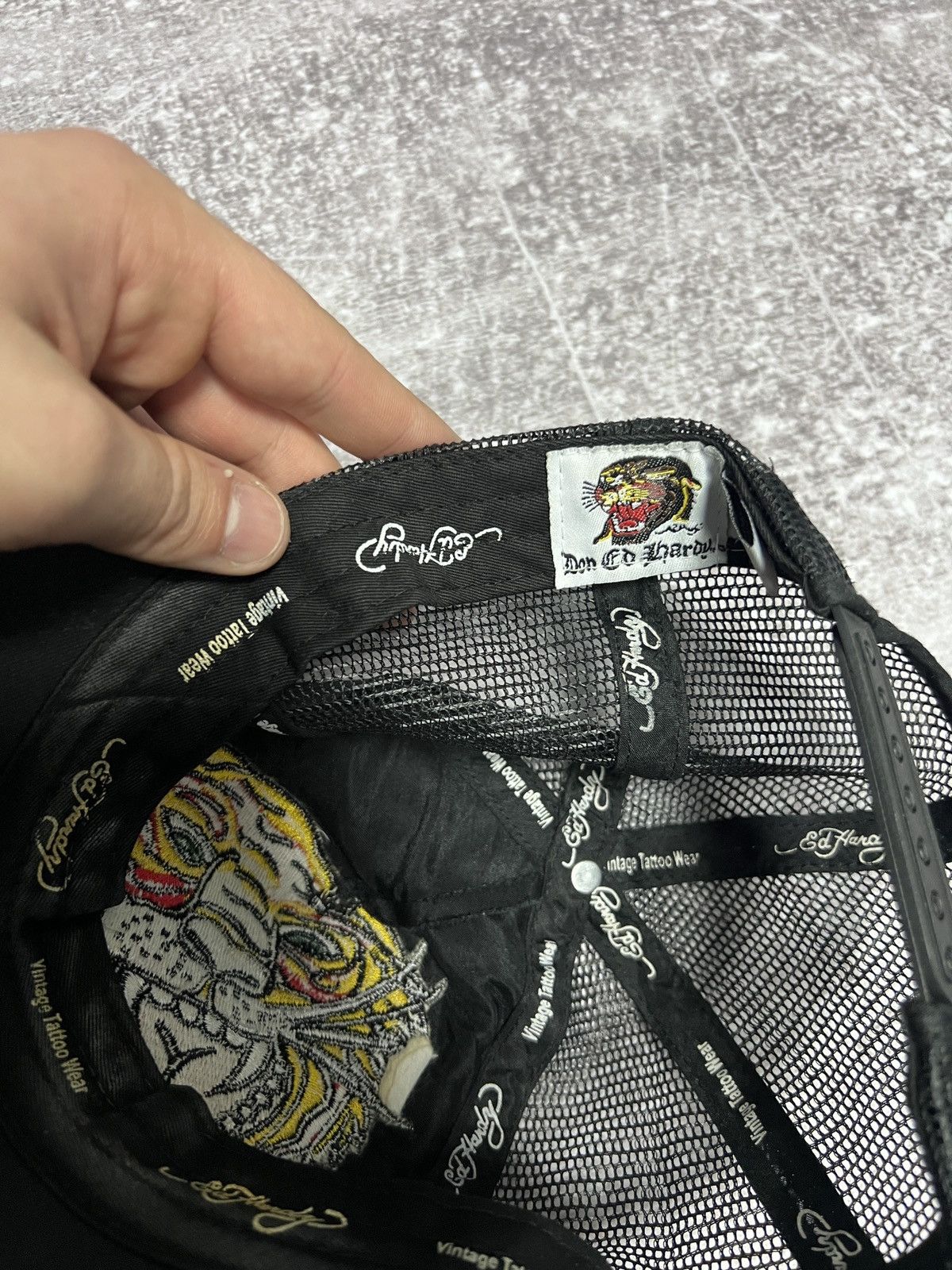 Ed Hardy Vintage Ed Hardy Cap By Christian Audigier All Over Print Size ONE SIZE - 5 Thumbnail