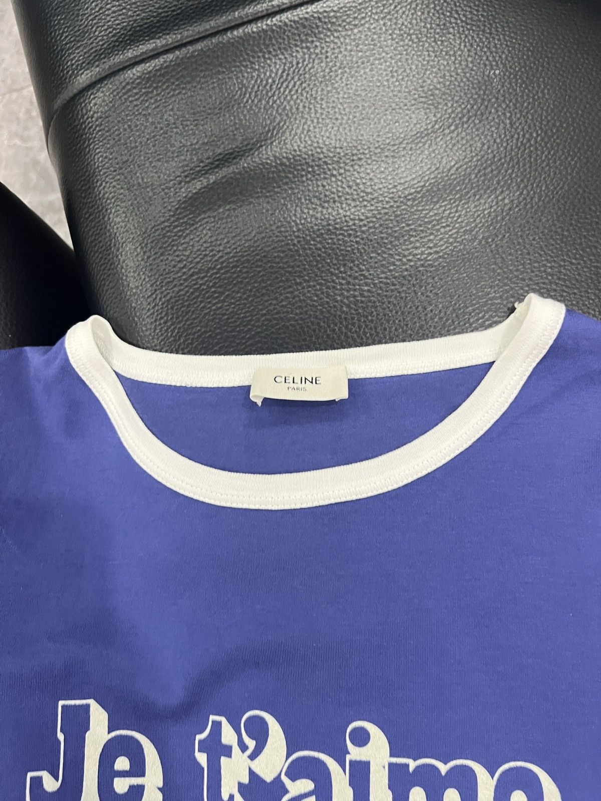 Celine Celine “Je t’aime” Colorblock T-Shirt Size M / US 6-8 / IT 42-44 - 5 Thumbnail