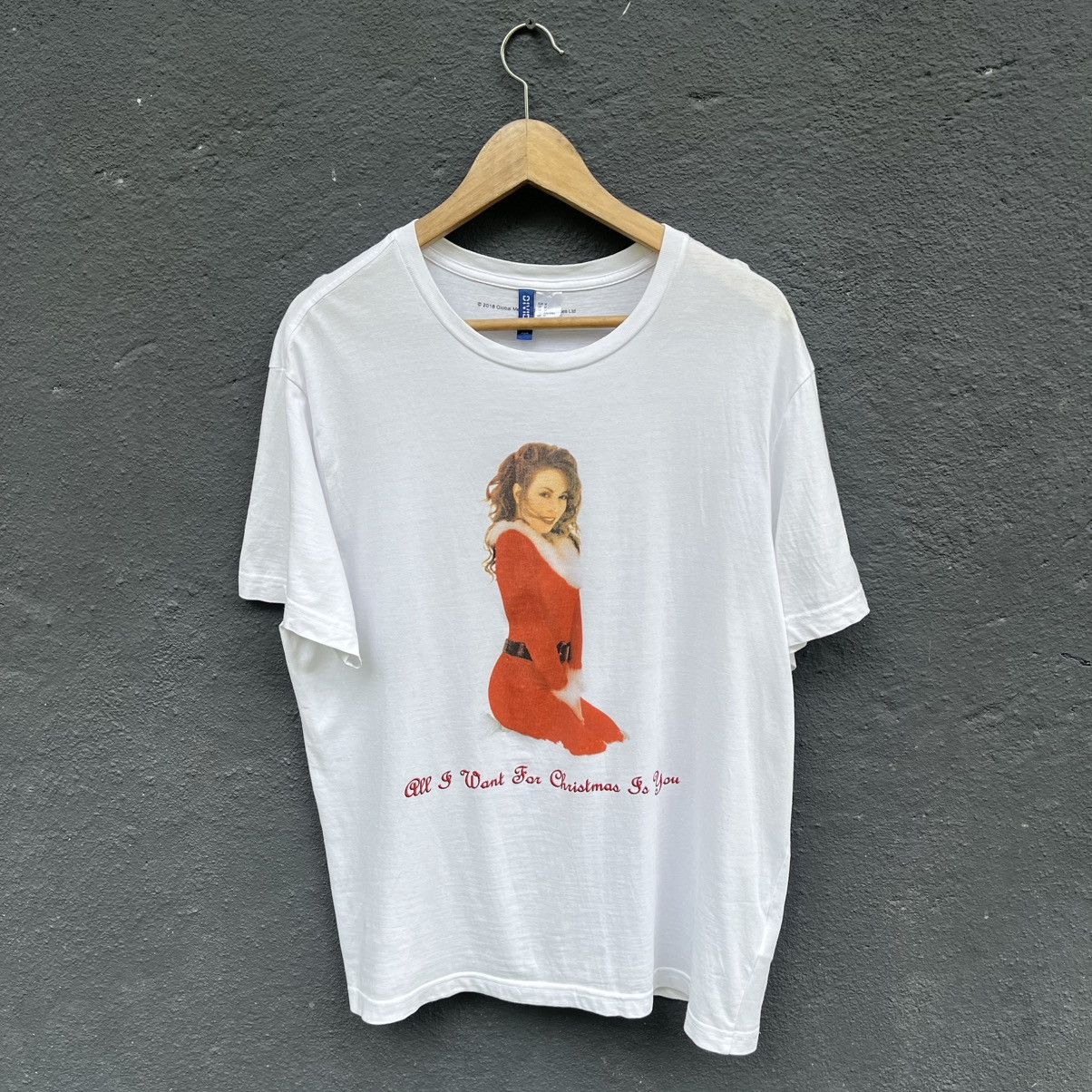 Band Tees Mariah Carey Christmas Is You American Singer Tshirt Size US M / EU 48-50 / 2 - 1 Thumbnail